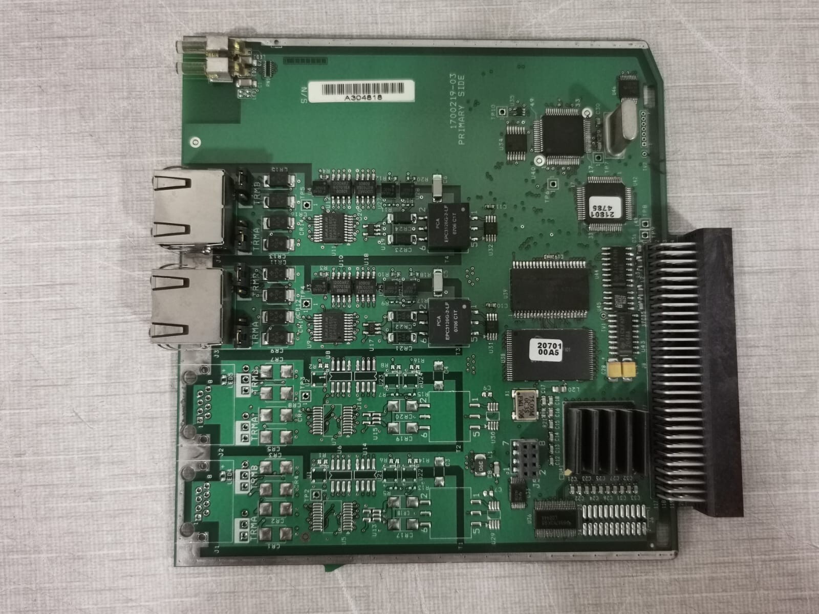 FANUC IC695CMM002-AB RX3i GE Fanuc IC695CMM002-AB RX3i 2 Channel Serial Communications Module Main Board 2