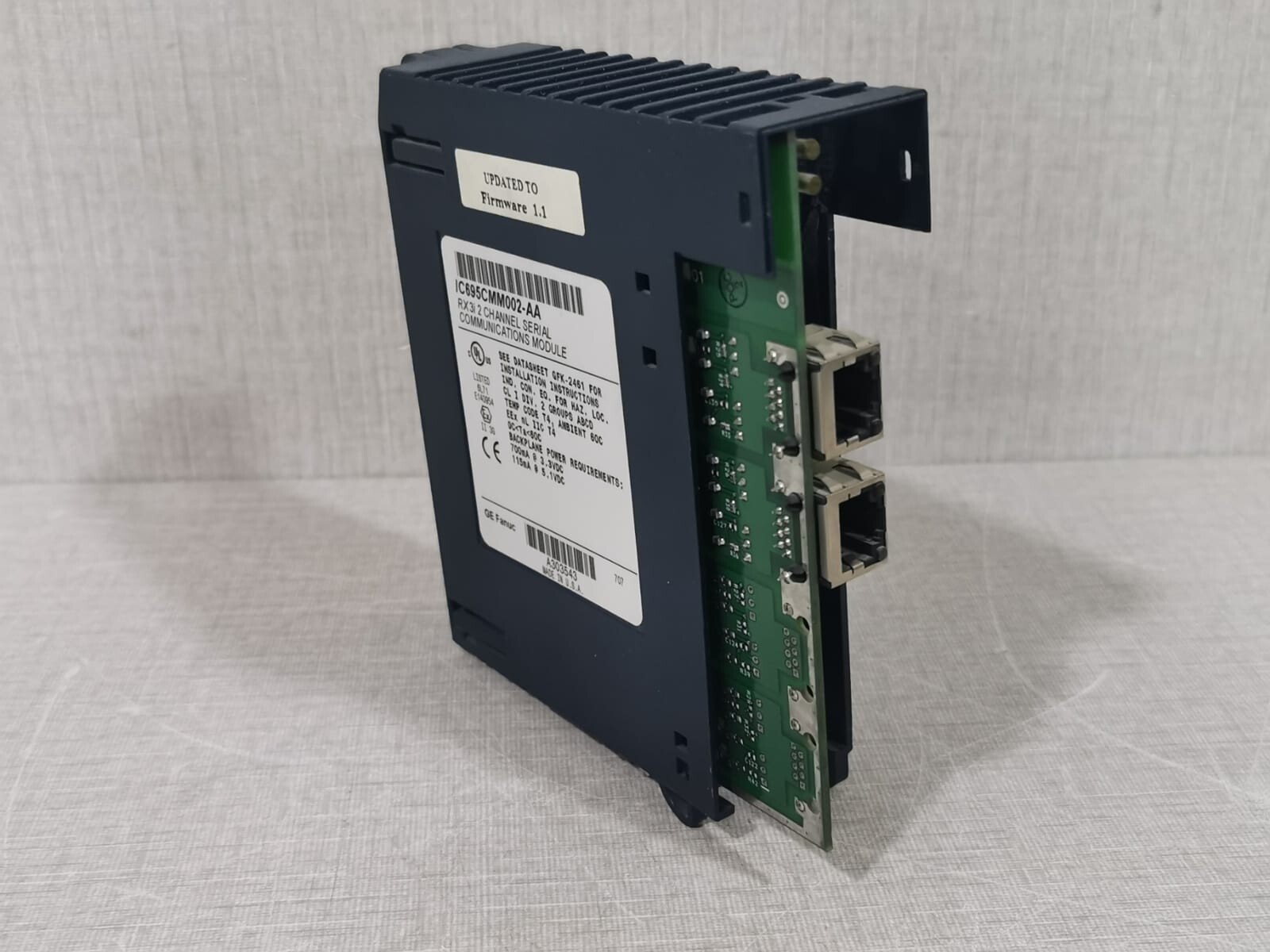 GE Fanuc IC695MM002-AA RX3i GE Fanuc IC695MM002-AA RX3i 2 Channel Serial Communications Module 3