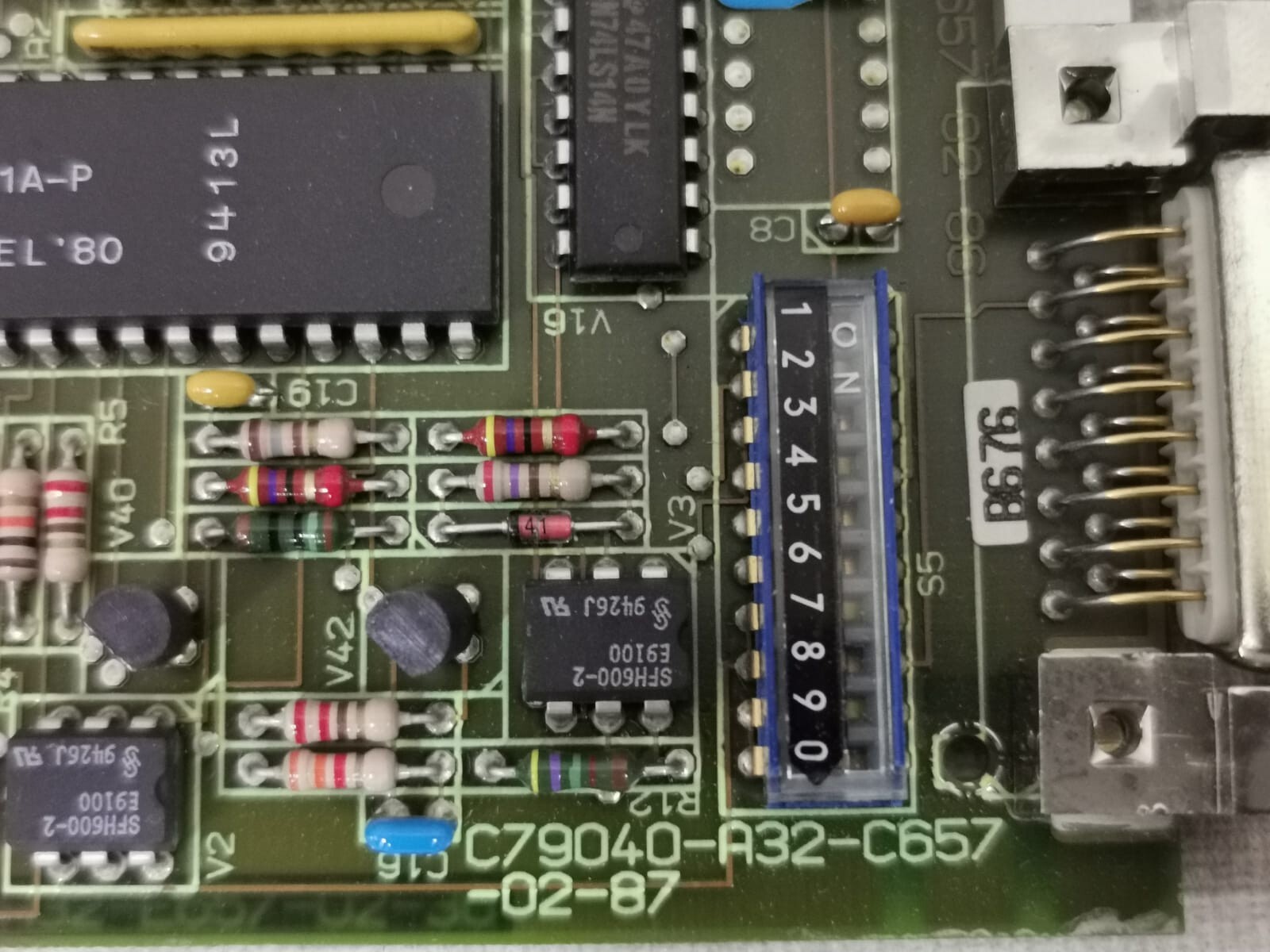 Siemens C79040-A32-C657-02-87 SIEMENS C79040-A32-C657-02-87 PLC MODULE 2