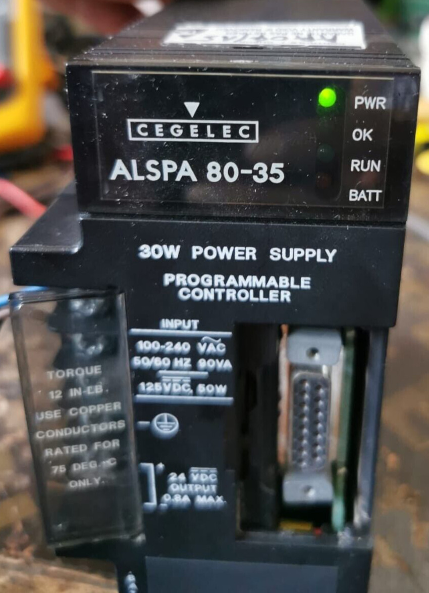 GE IC693PWR324R GE Alstom CEGELEC IC693PWR324R ALSPA 80-35 Power Supply 2