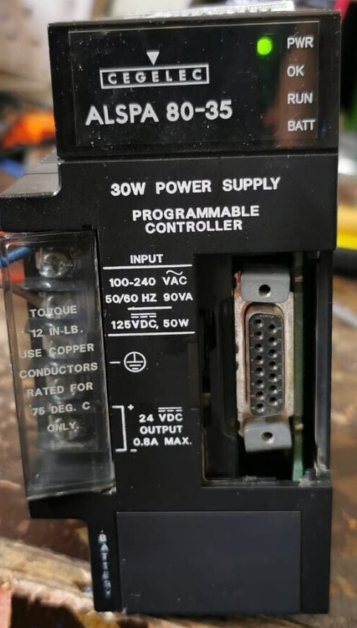 GE IC693PWR324R GE Alstom CEGELEC IC693PWR324R ALSPA 80-35 Power Supply 3