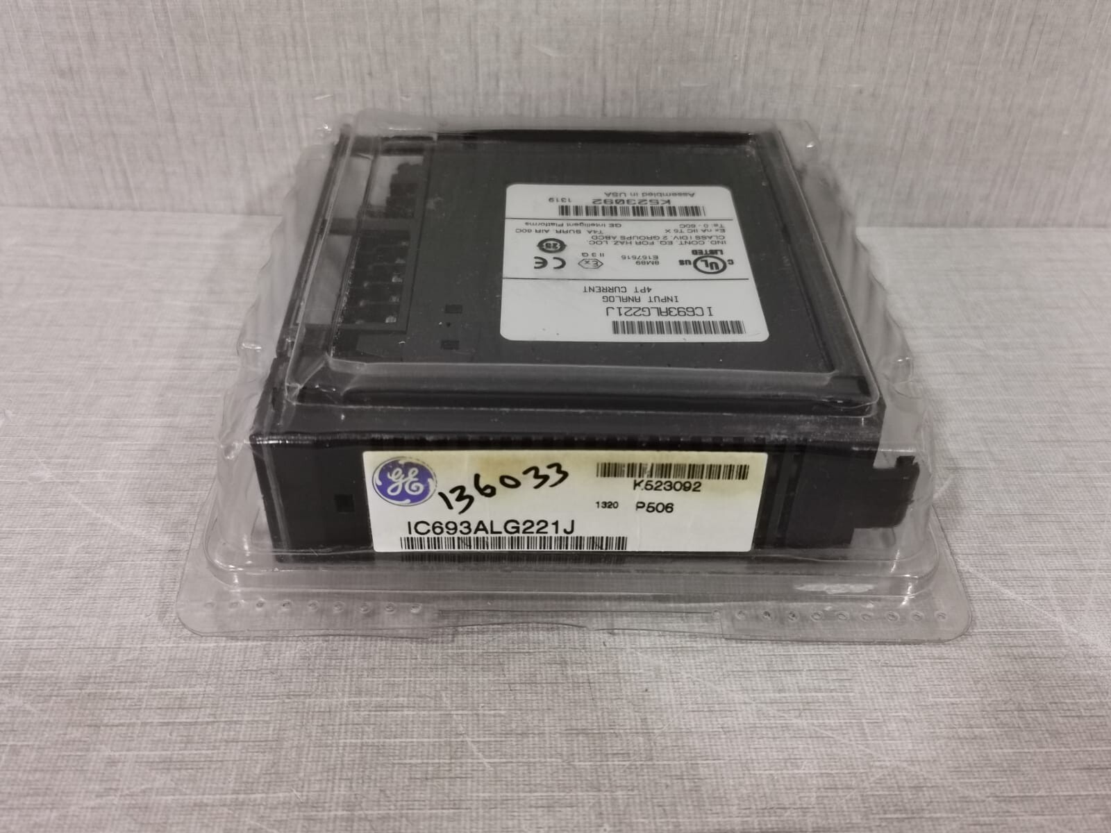 GE IC693ALG221J GE Fanuc IC693ALG221J Input Analog Module 4PT Current - SEALED 4