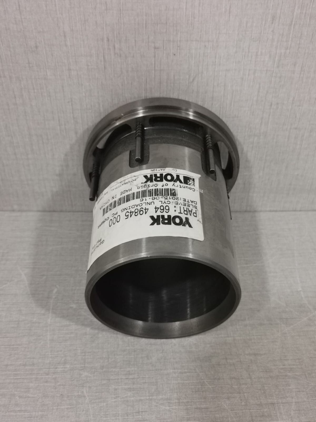 York YORK-664 YORK 664-49845-000 SLEEVE CYL UNLOADING PC COMPRESSOR 4