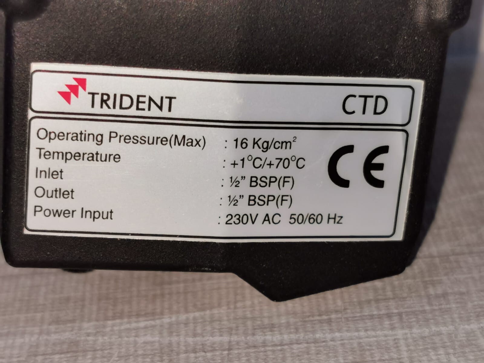 Trident TRIDENT Trident CTD 11B Automatic Drain Valves Timer Base 2