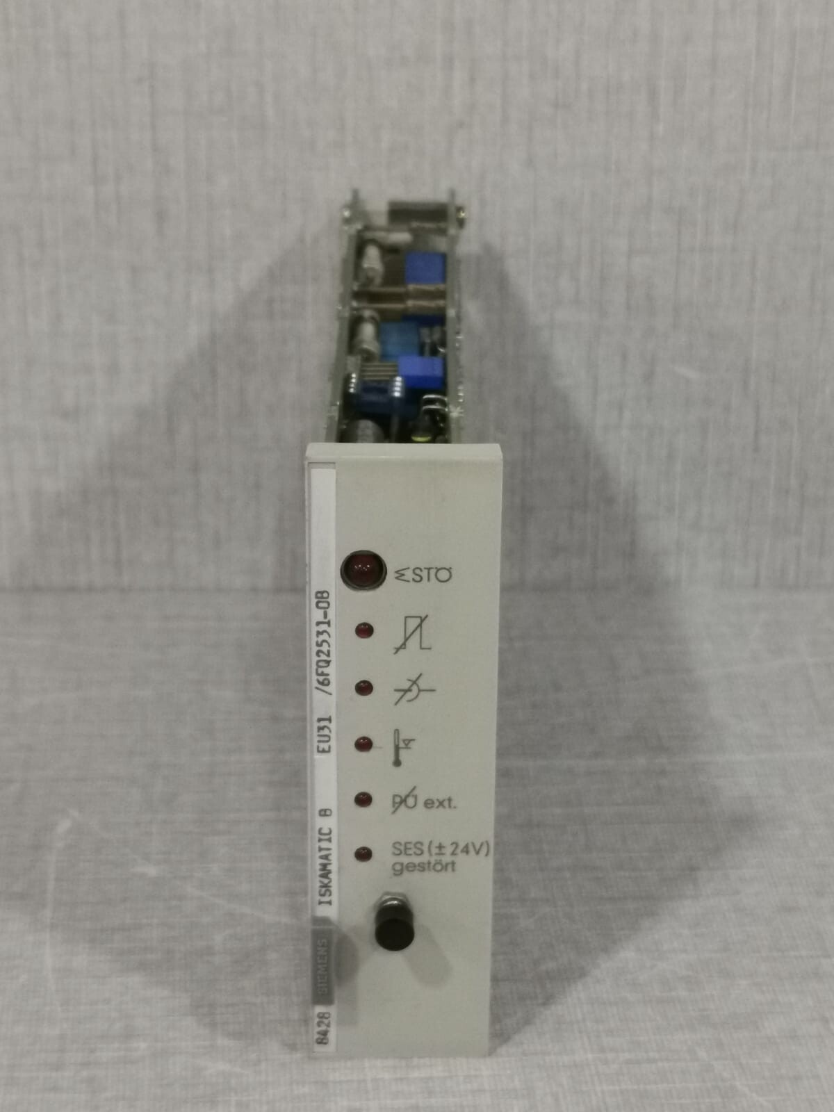 Siemens EU31/6FQ2531-0B SIEMENS EU31/6FQ2531-0B ISKAMATIC B POWER SUPPLY MONITORING MODULE 2