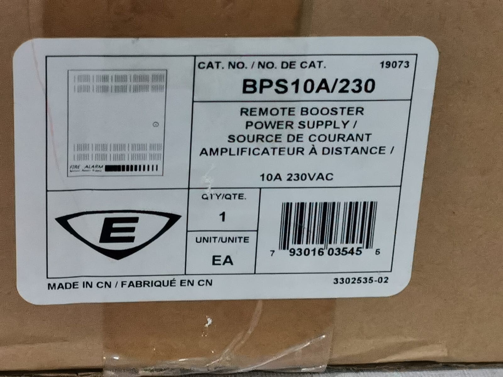 Edwards BPS10A EDWARDS BPS10A Remote Booster Power Supply 10A, 230VAC 2