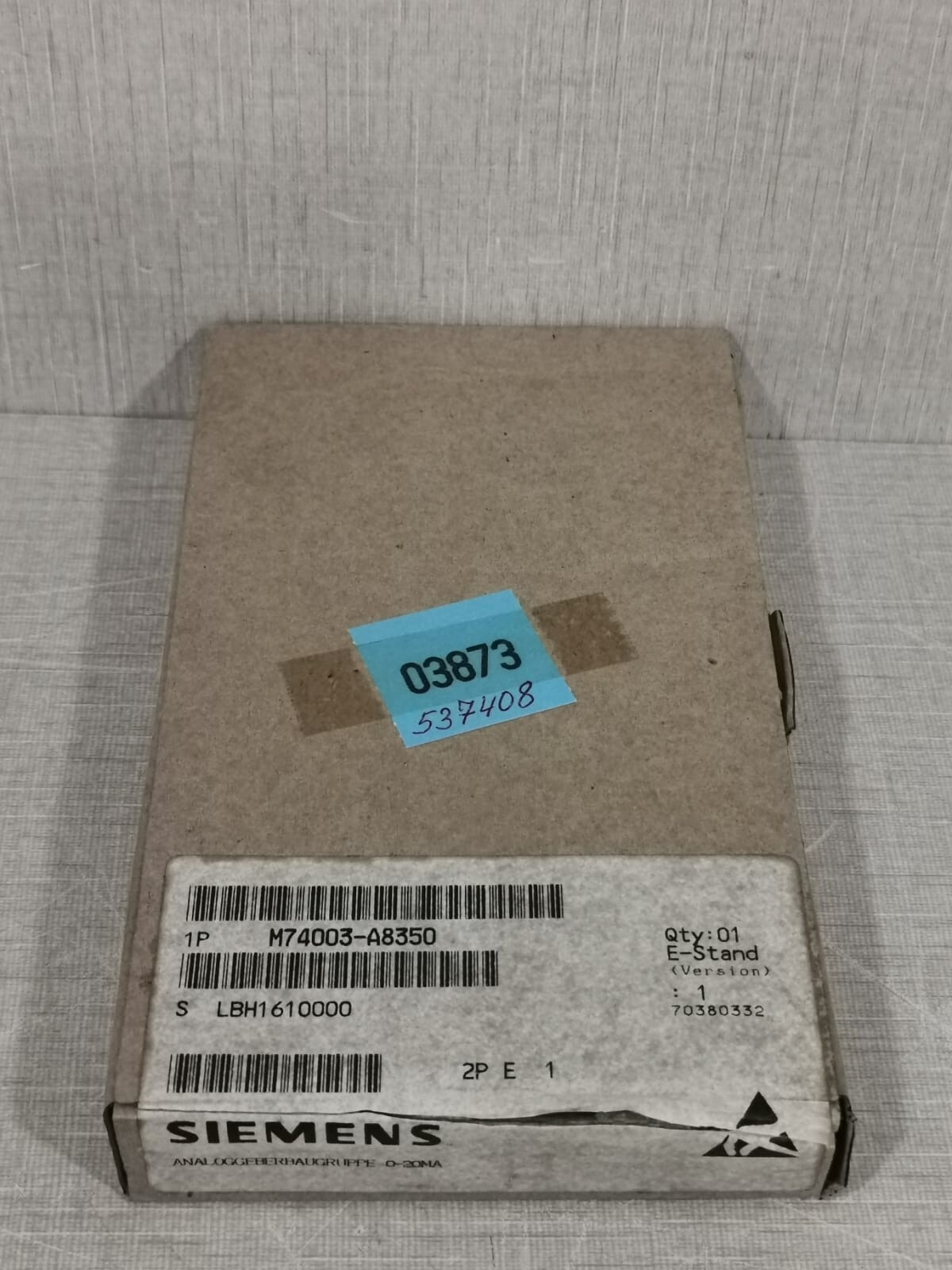 Siemens M74003-A8350 SIEMENS M74003-A8350 TELEPERM C 10