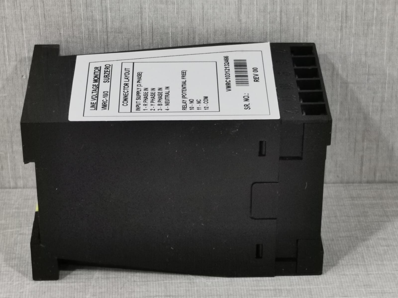 SUB-ZERO VMRC-10/3 SUB-ZERO VMRC-10/3 THREE PHASE LINE VOLTAGE MONITOR (LVM) 6