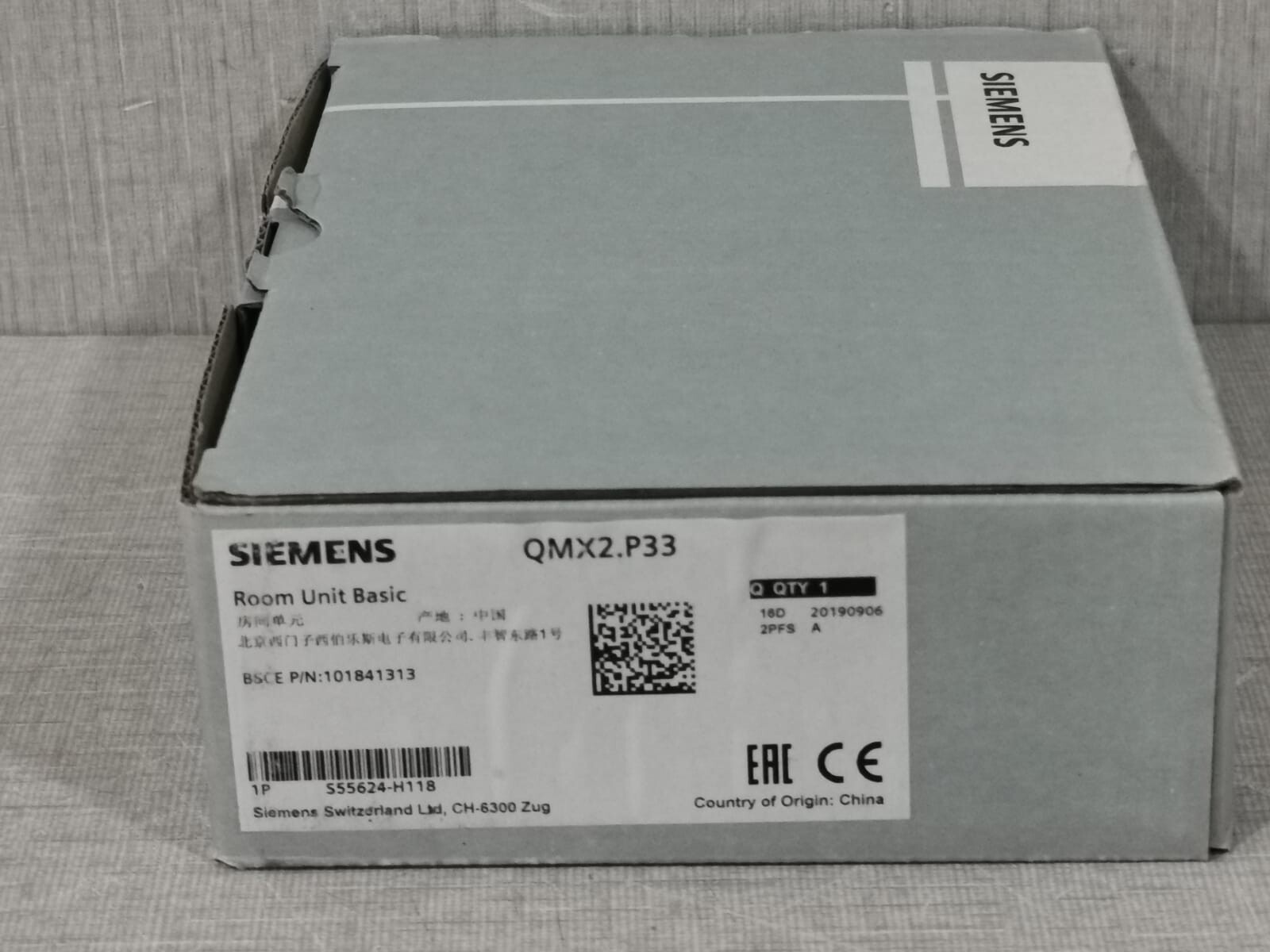 Siemens QMX2.P33 SIEMENS QMX2.P33 ROOM TEMPERATURE CONTROL UNIT 3