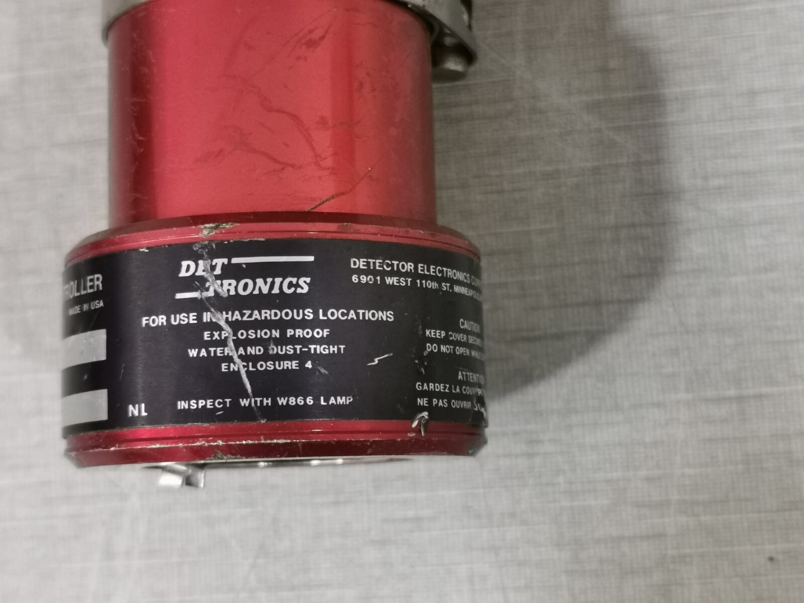 DET-TRONICS U7602B6091 DET-TRONICS U7602B6091 24VDC UV FIRE DETECTOR/CONTROLLER 2