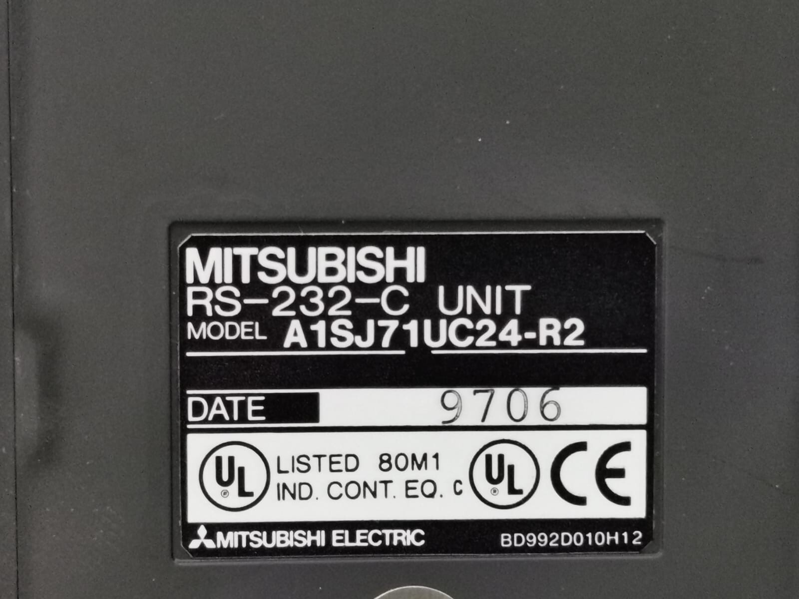 Mitsubishi A1SJ71UC24-R2 RS-232-C MITSUBISHI A1SJ71UC24-R2 RS-232-C Unit 4
