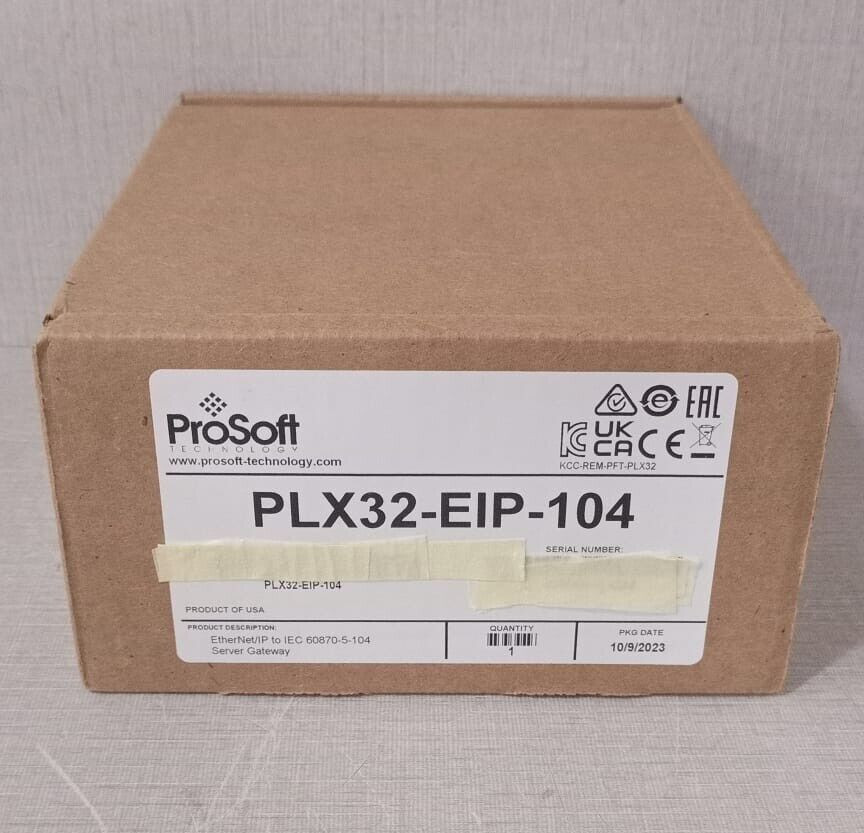 PROSOFT Technology PLX32-EIP-104 EtherNet/IP to IEC 60870-5-104 Server Gateaway