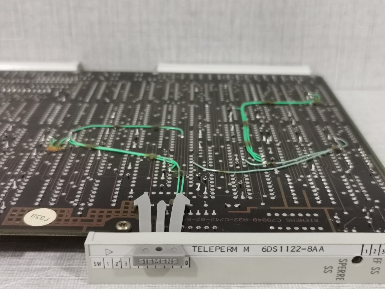 Siemens 6DS1122-8AA SIEMENS 6DS1122-8AA TELEPERM MONITOR COUPLER FOR CPU MODULE 4