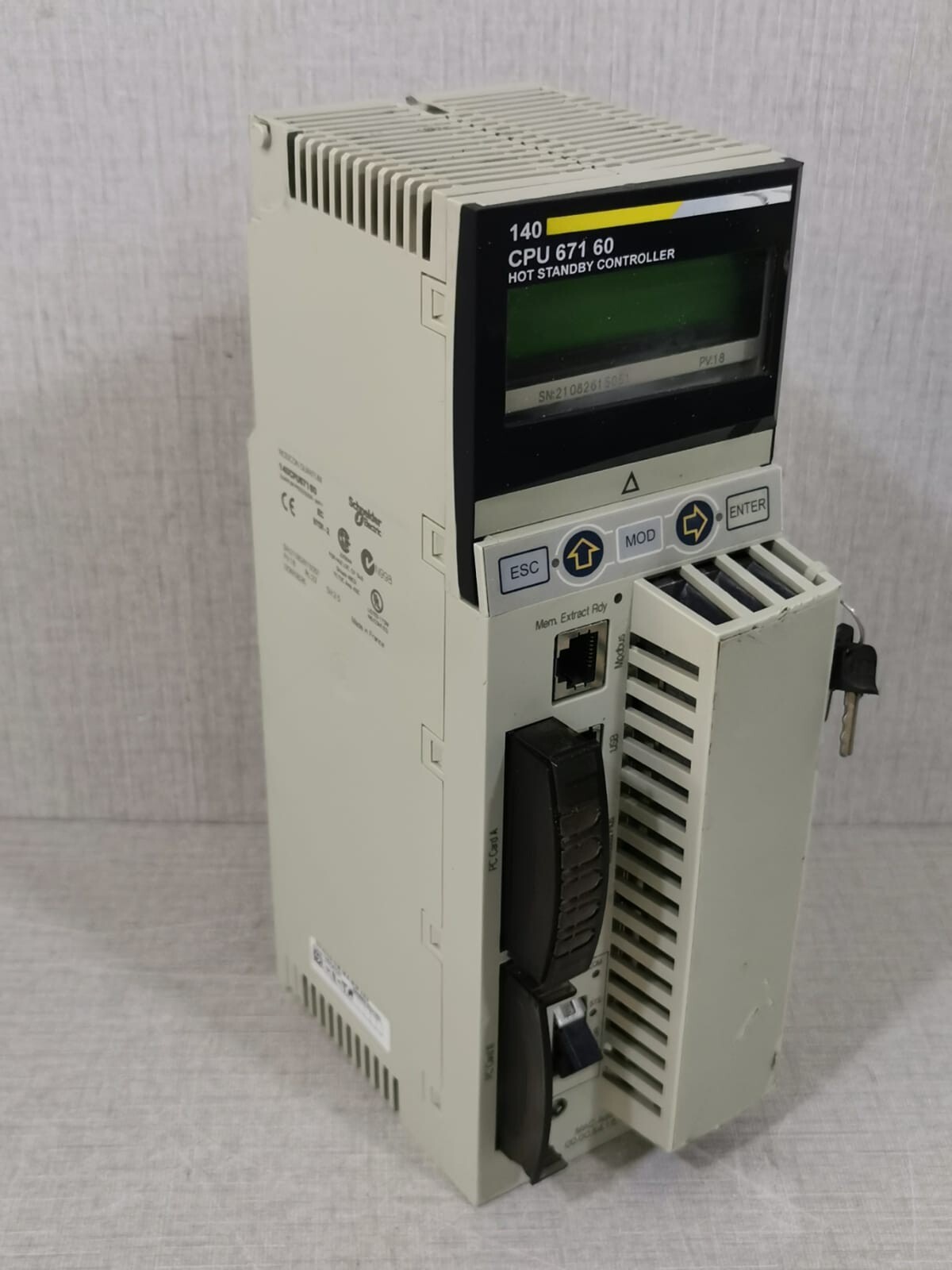 Schneider Electric 140CPU67160 Schneider Electric 140CPU67160 SV: 2.5 Hot Standby Controller Modicon Quantum 3