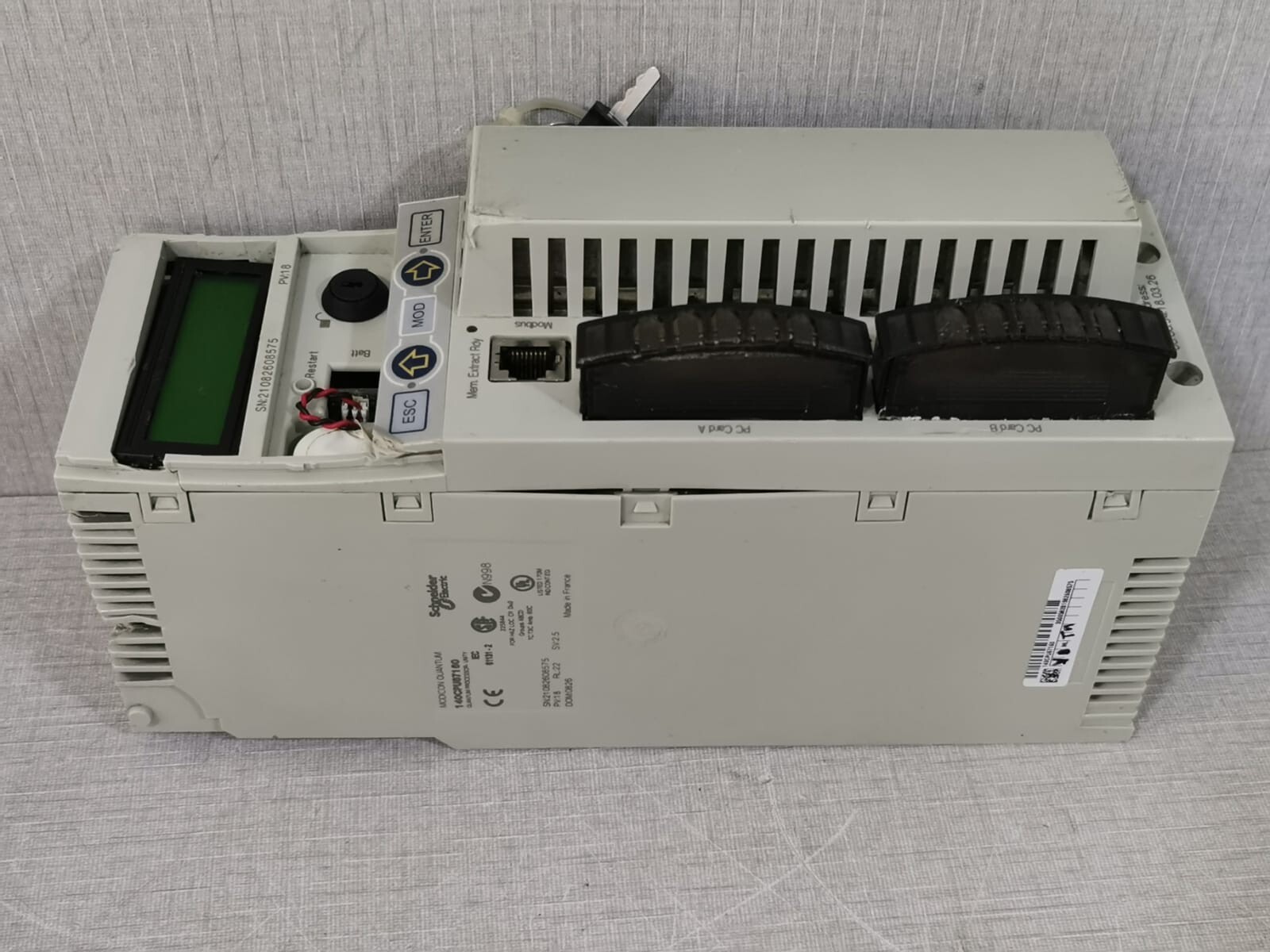 Schneider Electric 140CPU67160 Schneider Electric 140CPU67160 Modicon Quantum Processor 8