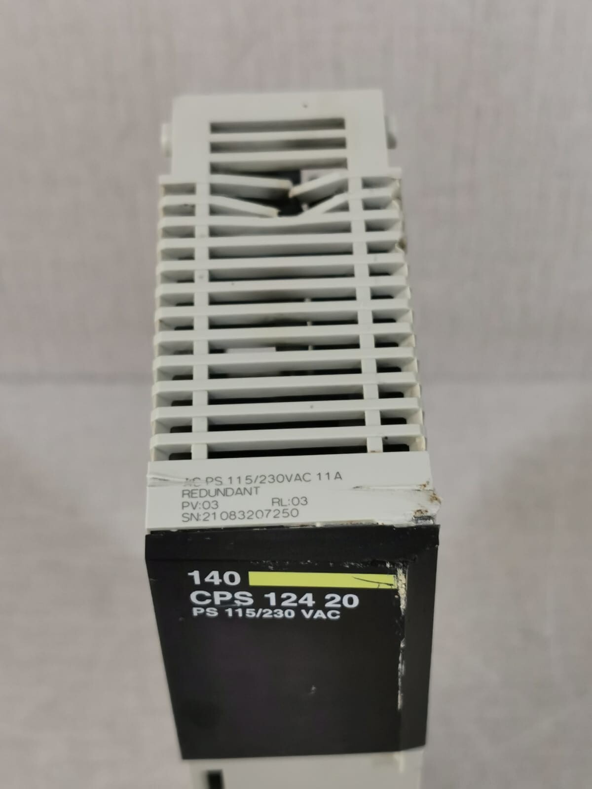 Schneider Electric 140CPS12420 Schneider Electric 140CPS12420 Modicon Quantum AC Power Supply 115/230VAC 11A 4