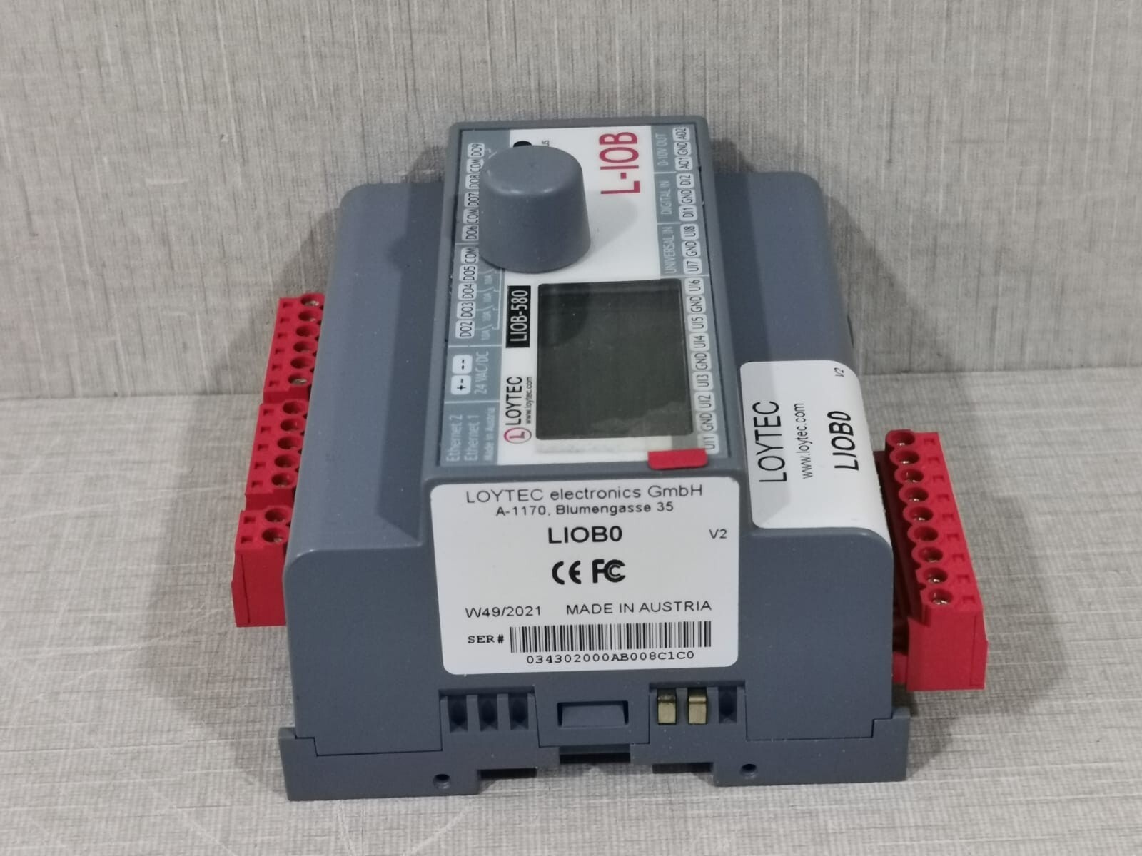 LOYTEC LIOB-580 LOYTEC LIOB-580 L-IOB I/O CONTROLLER 4