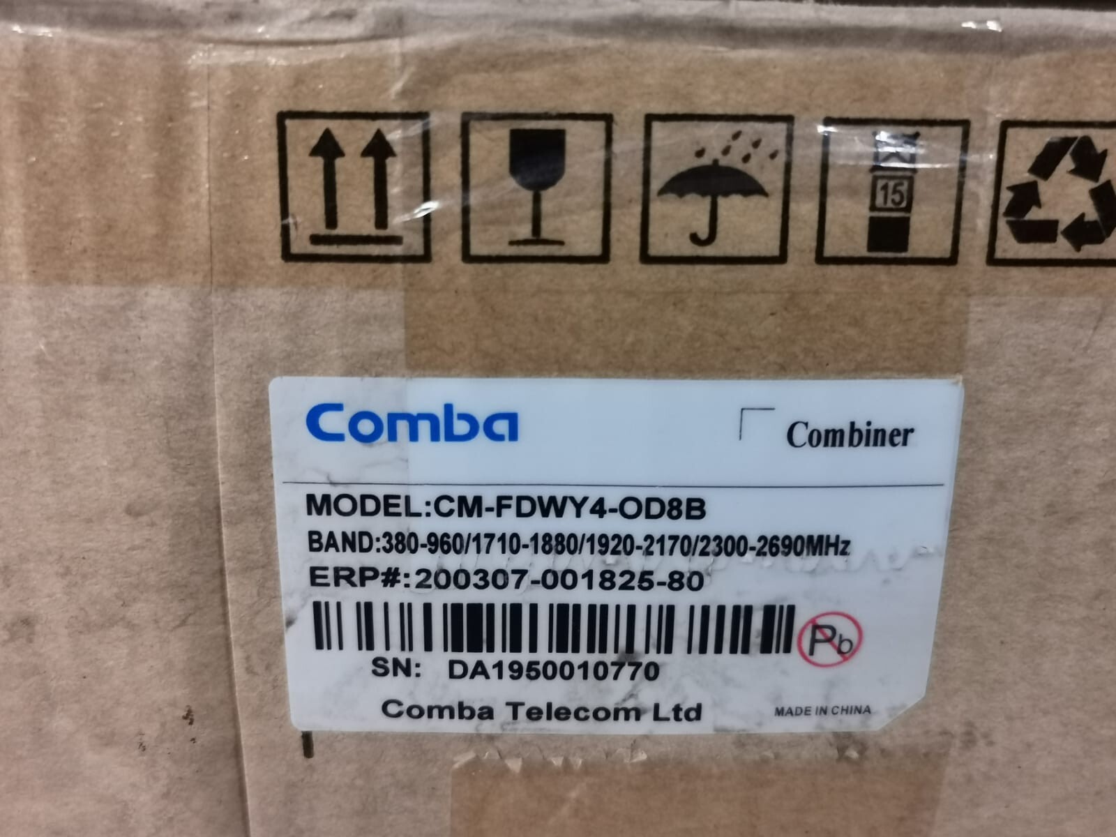 COMBA CM-FDWY4-OD8B COMBA CM-FDWY4-OD8B OUTDOOR QUAD-BAND COMBINER 3