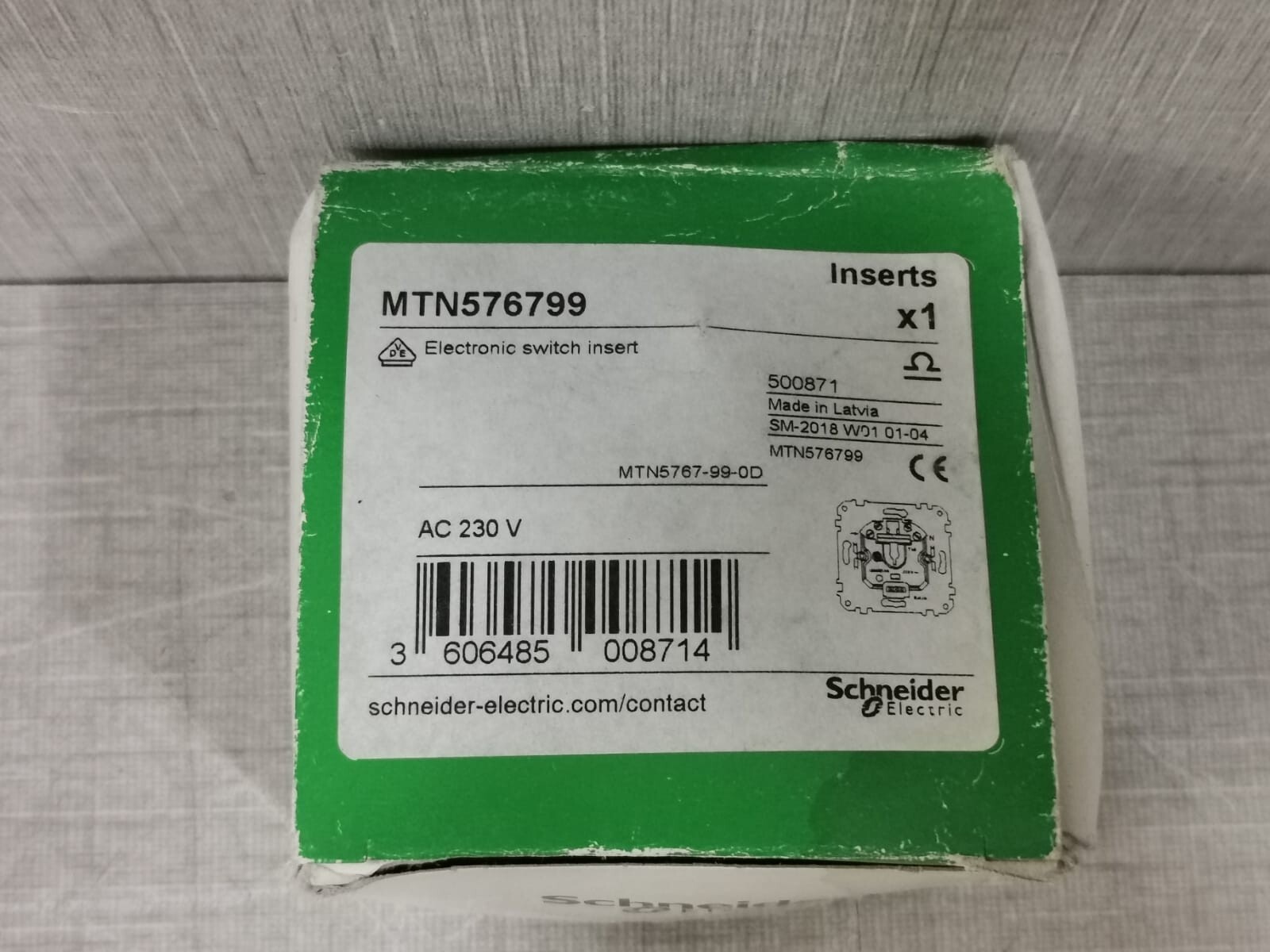 Schneider MTN576799 Schneider Electric MTN576799 ELECTRONIC SWITCH INSERT 2