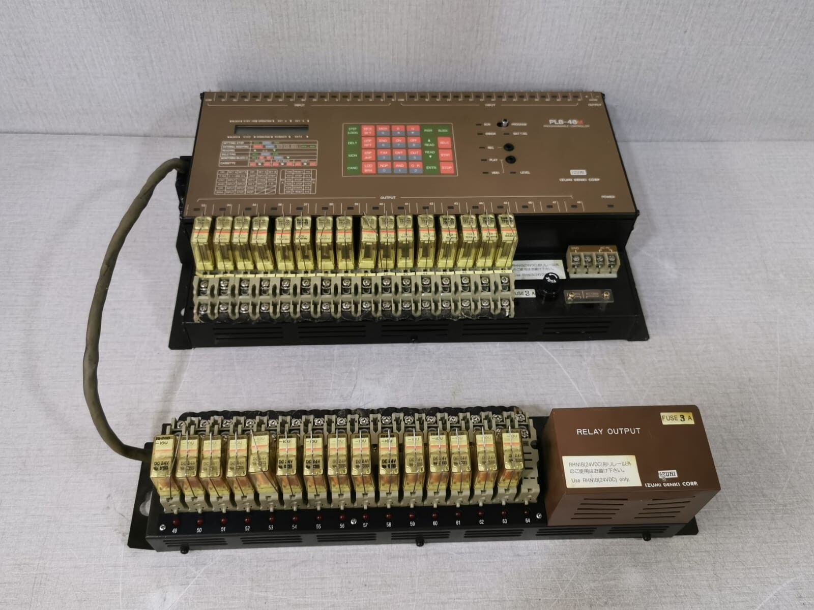 IDEC IZUMI PLB-48M-D1R2 + PLB-M16R2 IDEC IZUMI PLB-48M-D1R2 with PLB-M16R2 Programmable Controller 2