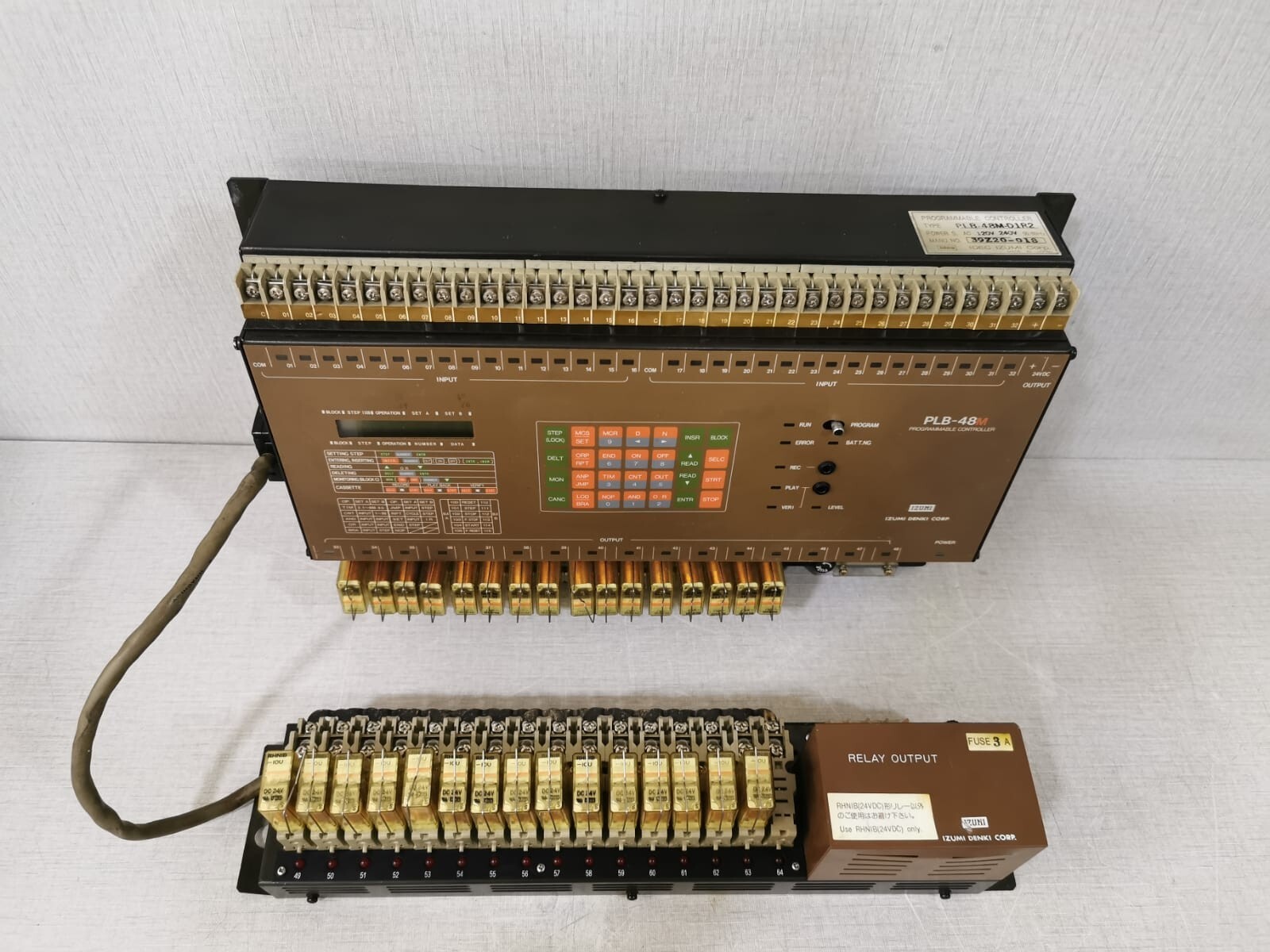 IDEC IZUMI PLB-48M-D1R2 + PLB-M16R2 IDEC IZUMI PLB-48M-D1R2 with PLB-M16R2 Programmable Controller 6