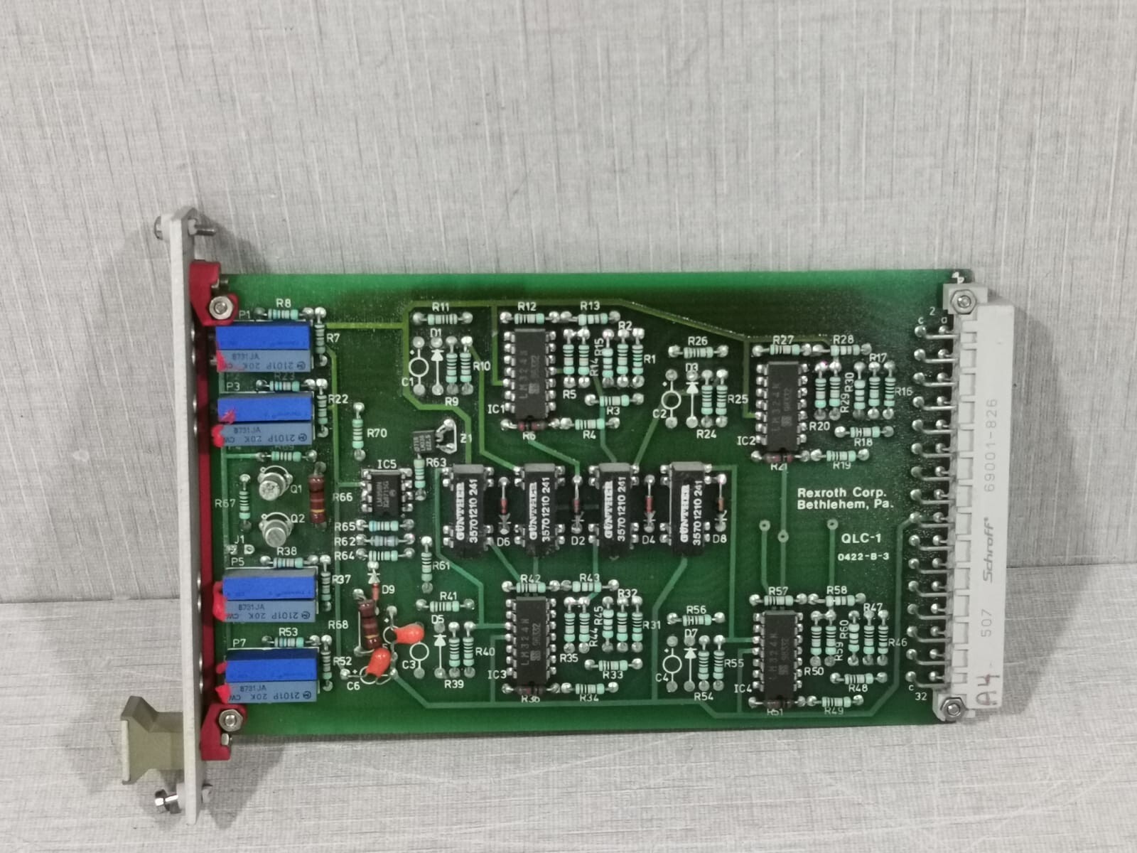 Rexroth QLC-1 0422-B-3 REXROTH QLC-1 0422-B-3 AMPLIFIER BOARD 3