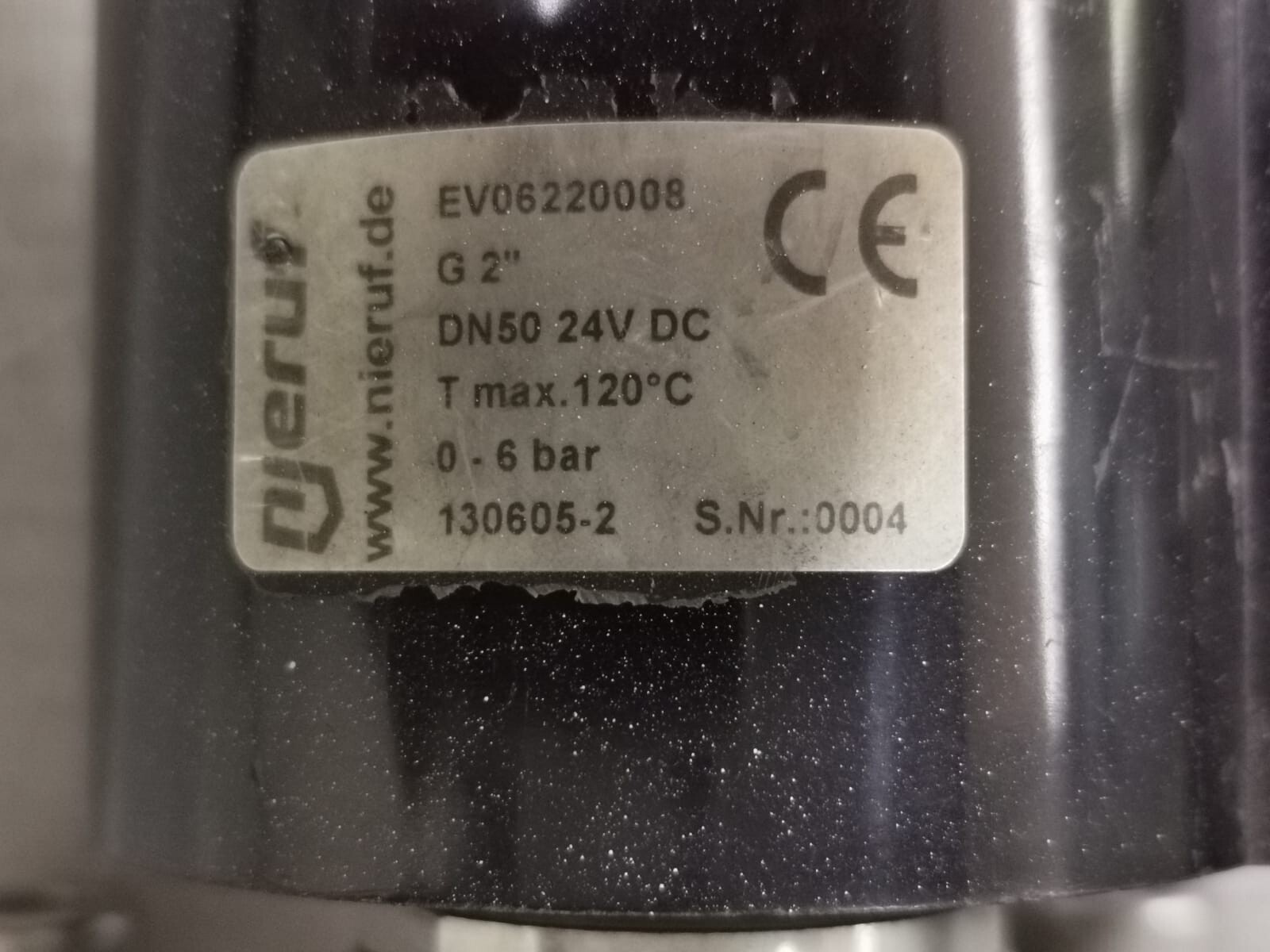 NEIRUF EV06220008 NEIRUF Solenoid valve DN50 G 2" Inch stainless steel EV06220008 NBR 24V DC 2
