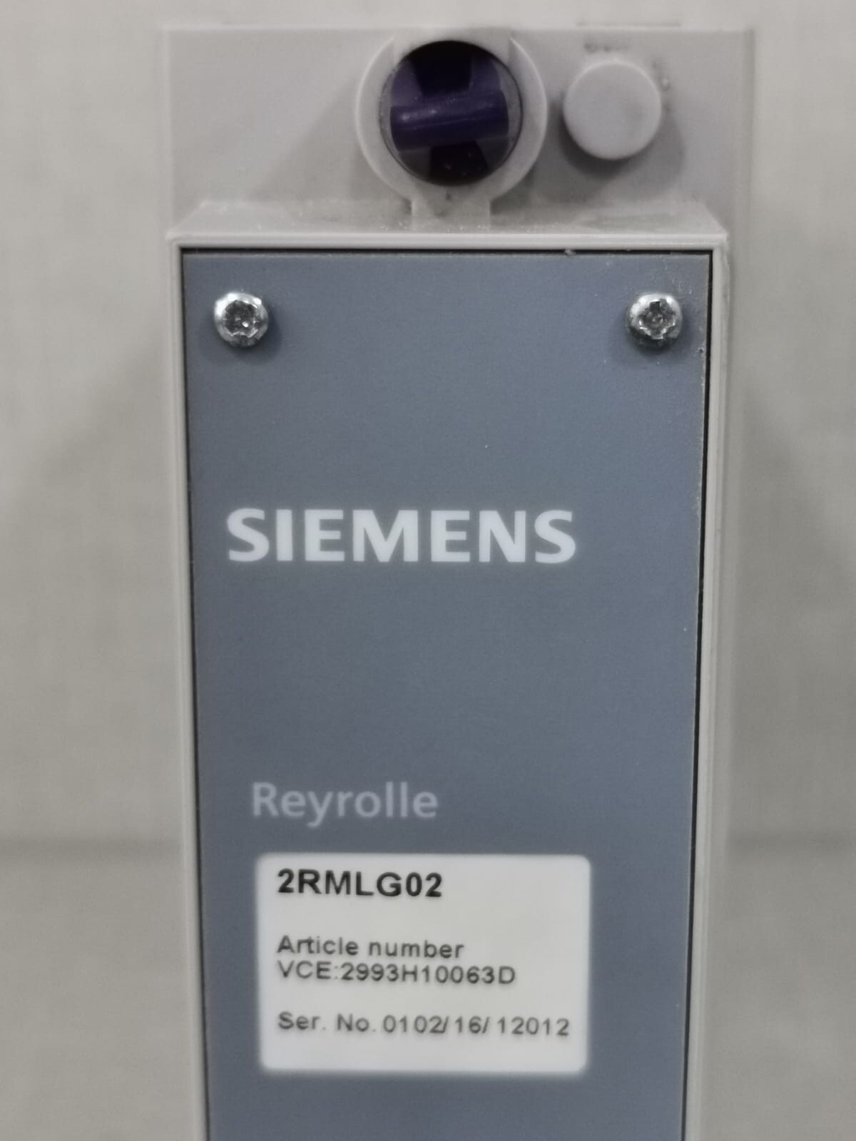 Siemens 2993H100 SIEMENS REYROLLE 2RMLG02 TEST BLOCK 2993H100 63 D 2