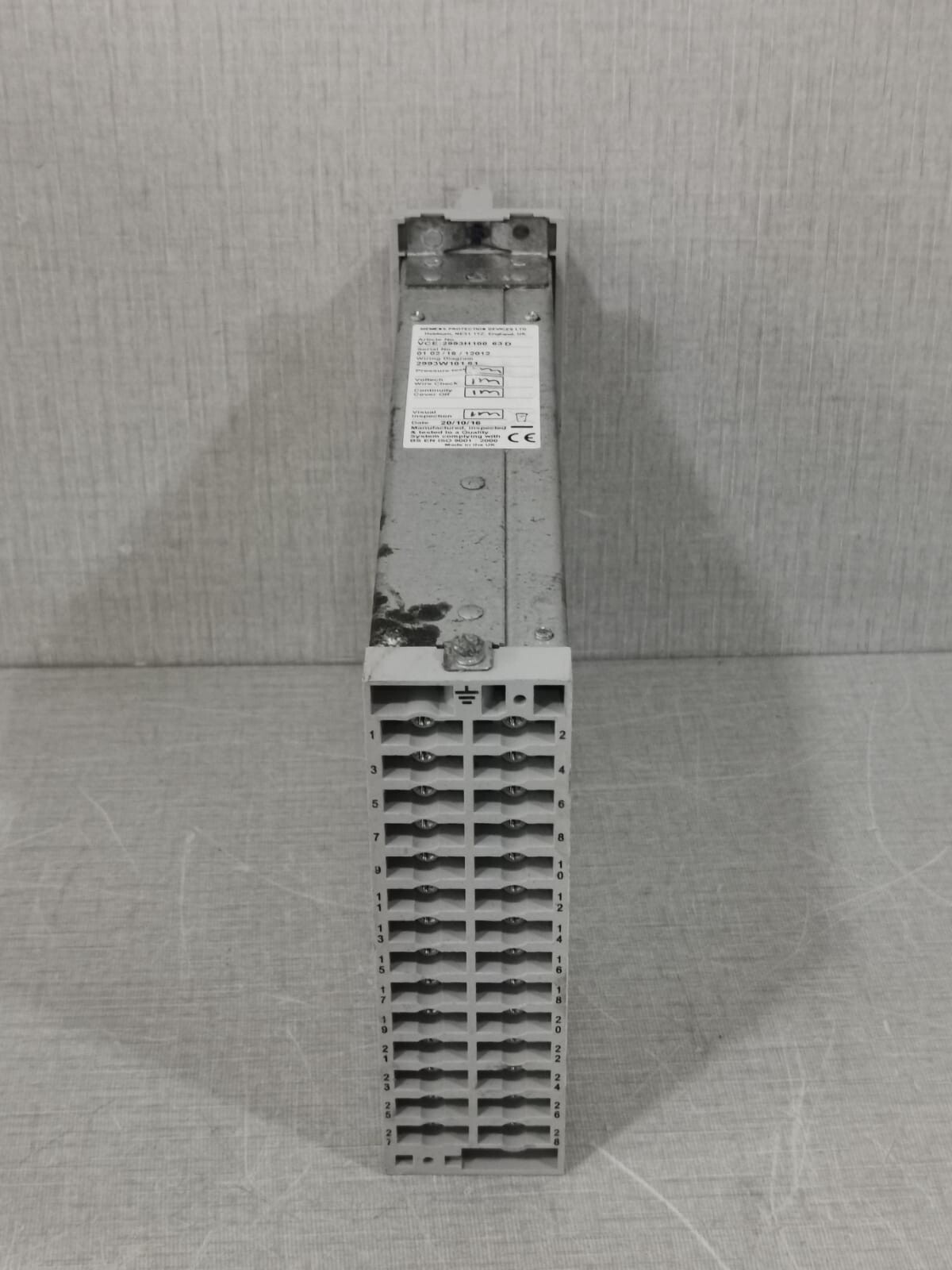 Siemens 2993H100 SIEMENS REYROLLE 2RMLG02 TEST BLOCK 2993H100 63 D 7