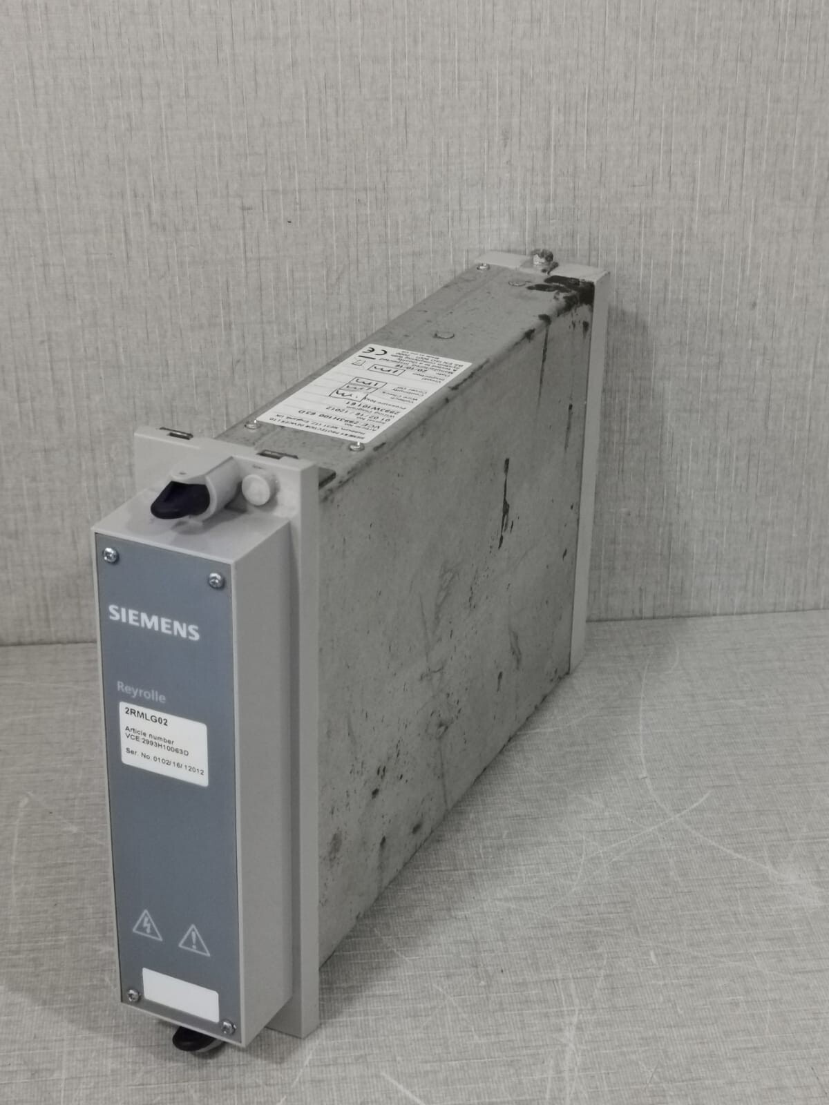 Siemens 2993H100 SIEMENS REYROLLE 2RMLG02 TEST BLOCK 2993H100 63 D 9
