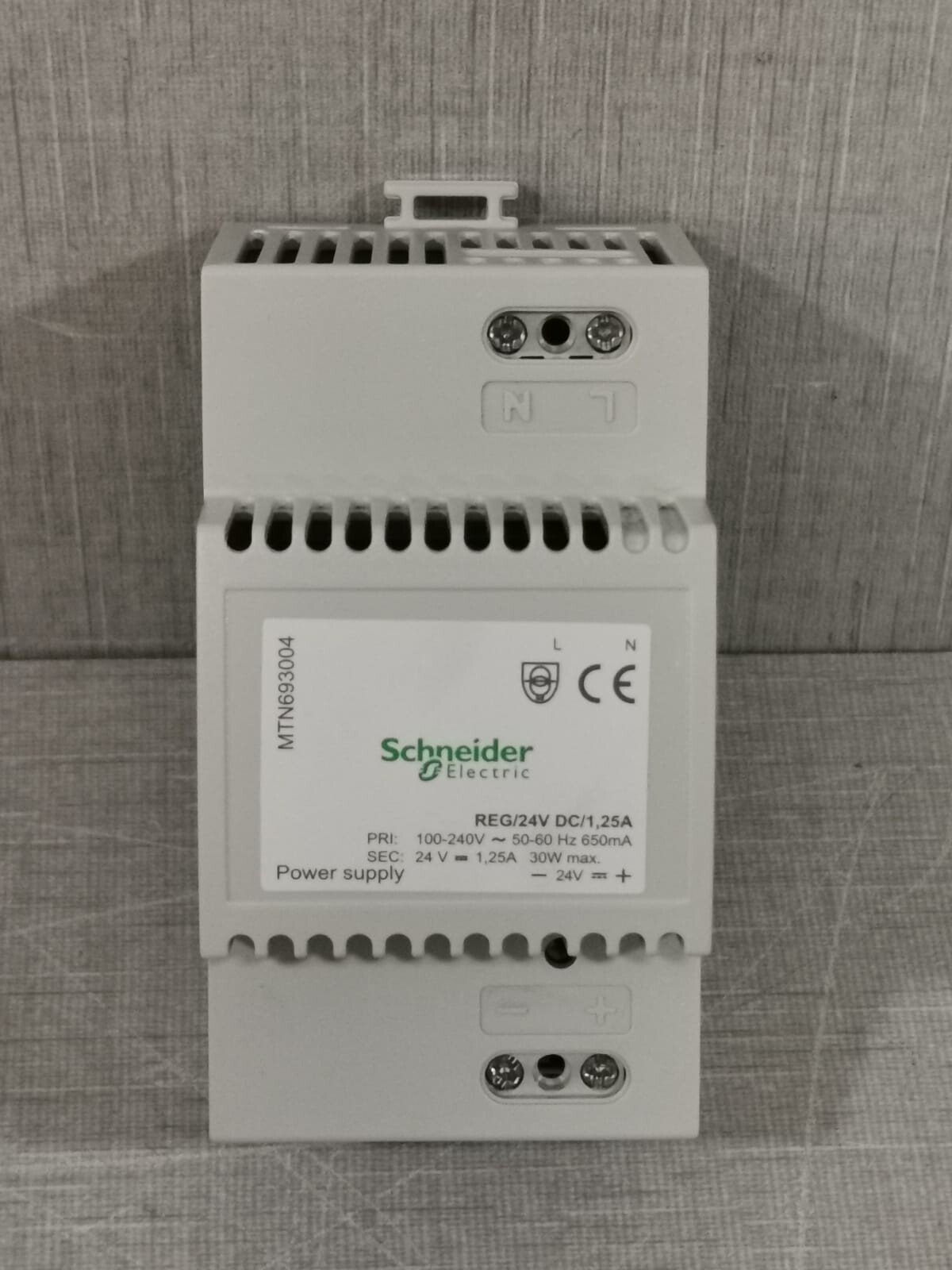 Schneider Electric MTN693004 SCHNEIDER ELECTRIC MTN693004 24VDC 1.25A POWER SUPPLY 3