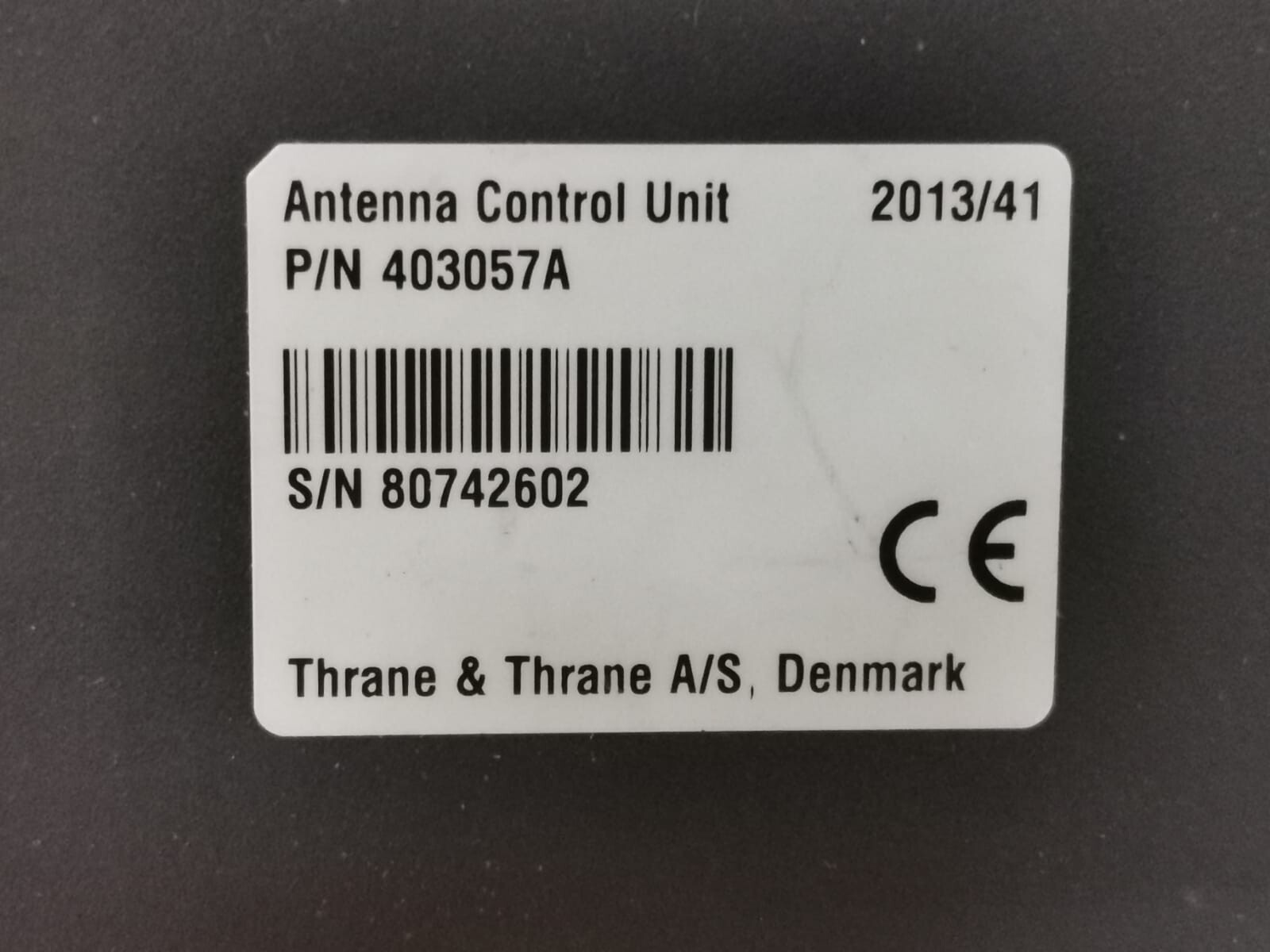 THRANE & THRANE / SAILOR TT-3057A THRANE & THRANE Sailor TT-3057A ANTENNA CONTROL UNIT 2