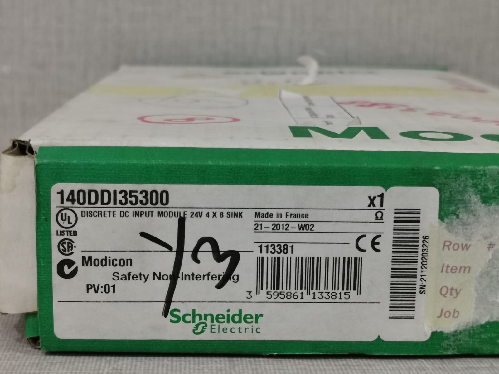 Schneider Electric 140DDI35300 SCHNEIDER ELECTRIC 140DDI35300 24V 4X8 SINK DISCRETE DC INPUT MODULE 3