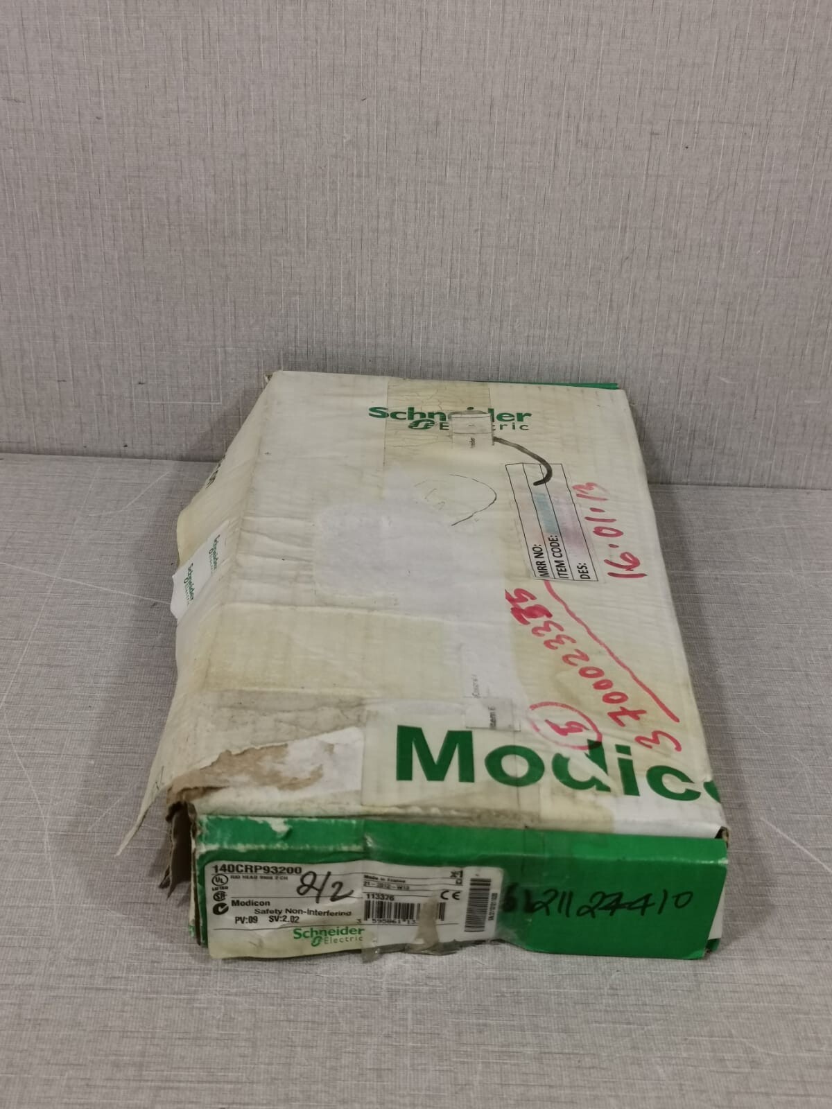 Schneider Electric PV.09 SCHNEIDER ELECTRIC 140CRP93200 PV.09/ SV 2.02 RIO HEAD-END ADAPTOR MODULE 3