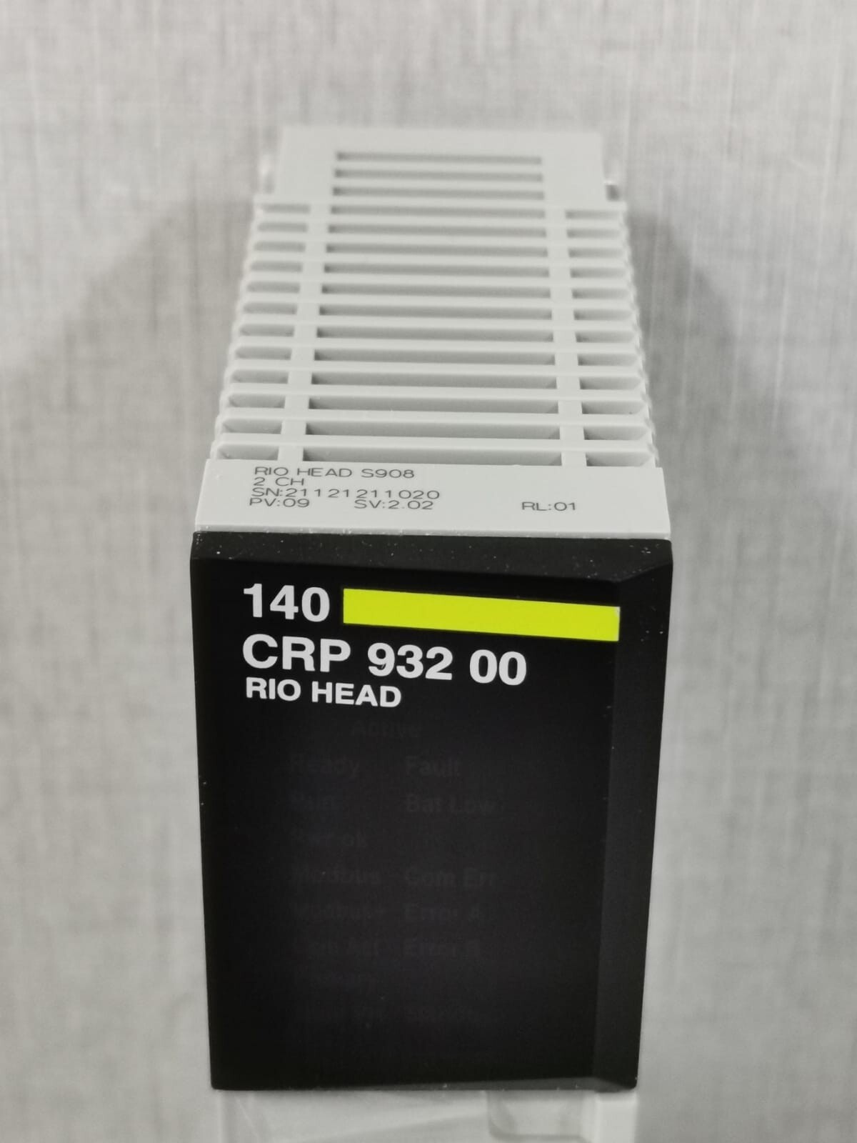 Schneider Electric PV.09 SCHNEIDER ELECTRIC 140CRP93200 PV.09/ SV 2.02 RIO HEAD-END ADAPTOR MODULE 5