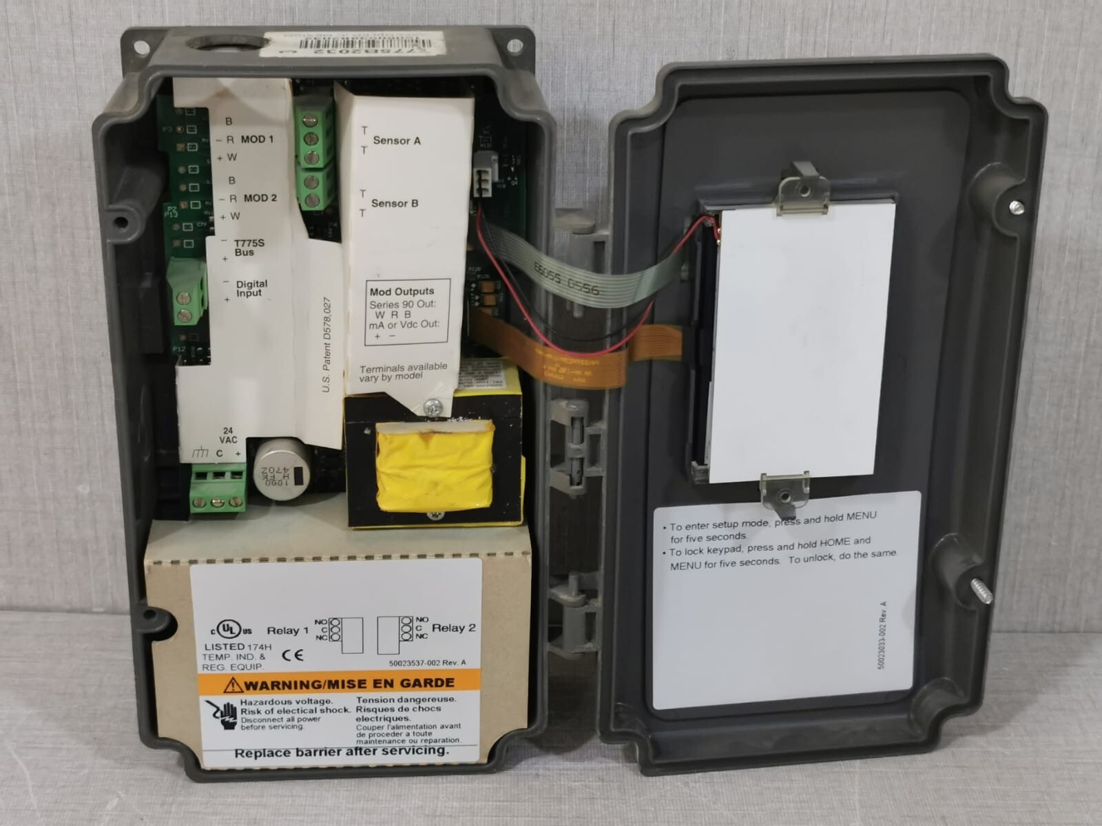 Honeywell T775B2032 Honeywell T775B2032 Electronic Remote Temperature Controller 7