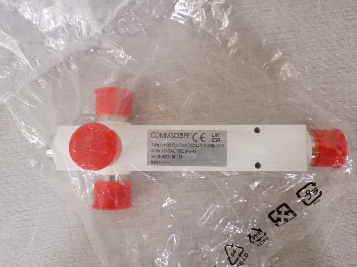 CommScope VD-S3-CPUSEW-H-43 COMMSCOPE VD-S3-CPUSEW-H-43 3-Way Low P/M High Power Splitter 3