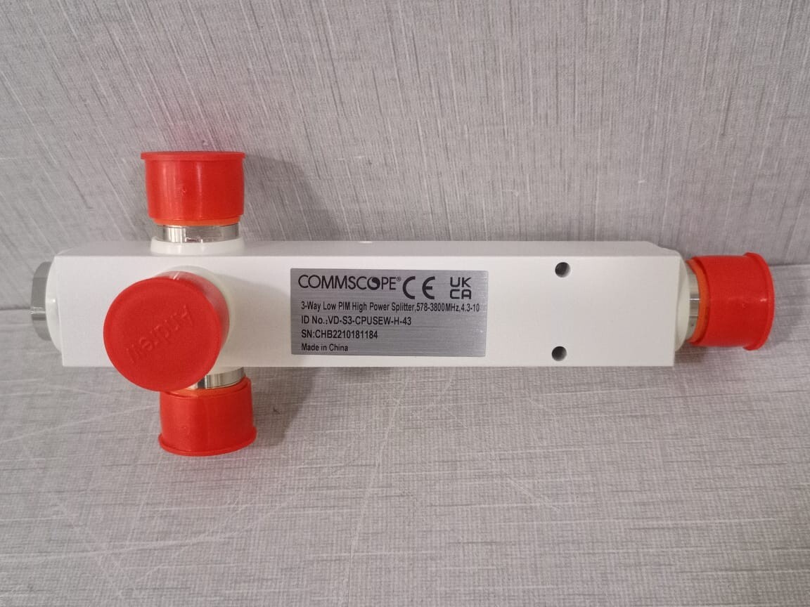 COMMSCOPE VD-S3-CPUSEW-H-43 3-Way Low P/M High Power Splitter