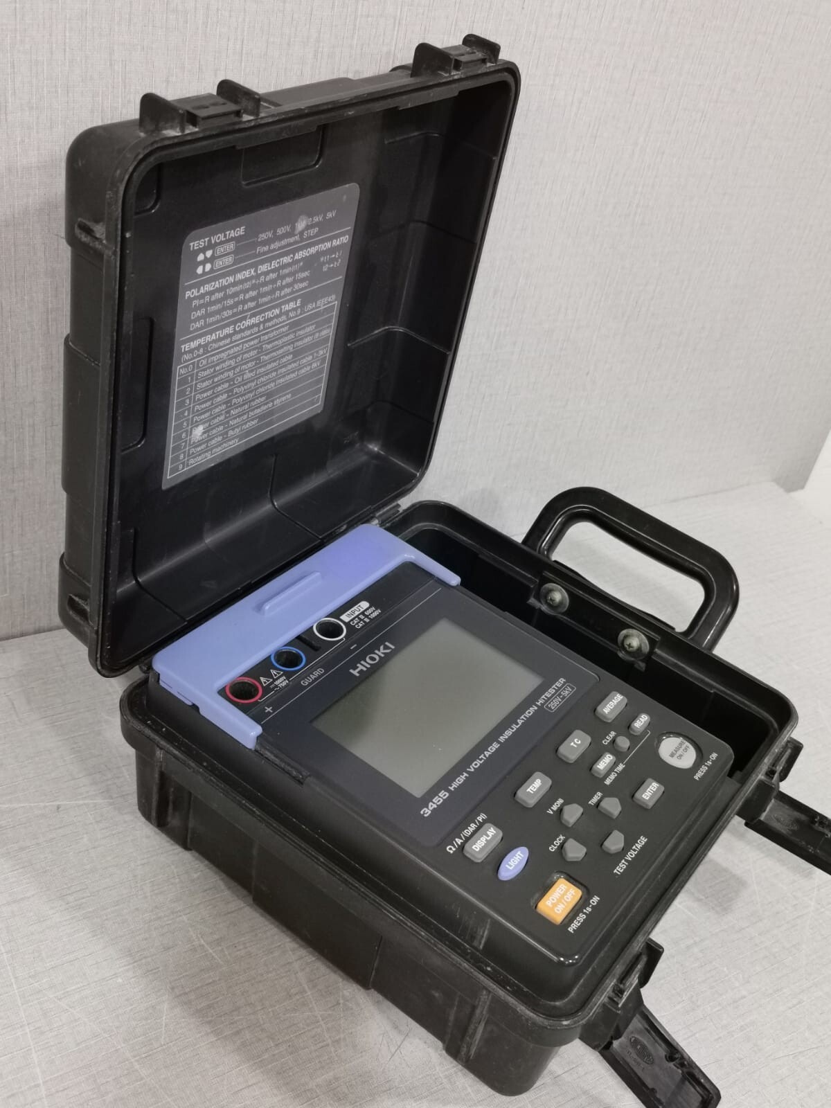 GE HIOKI-3455 HIOKI 3455 High Voltage Insulation HiTester 250V-5kv 6