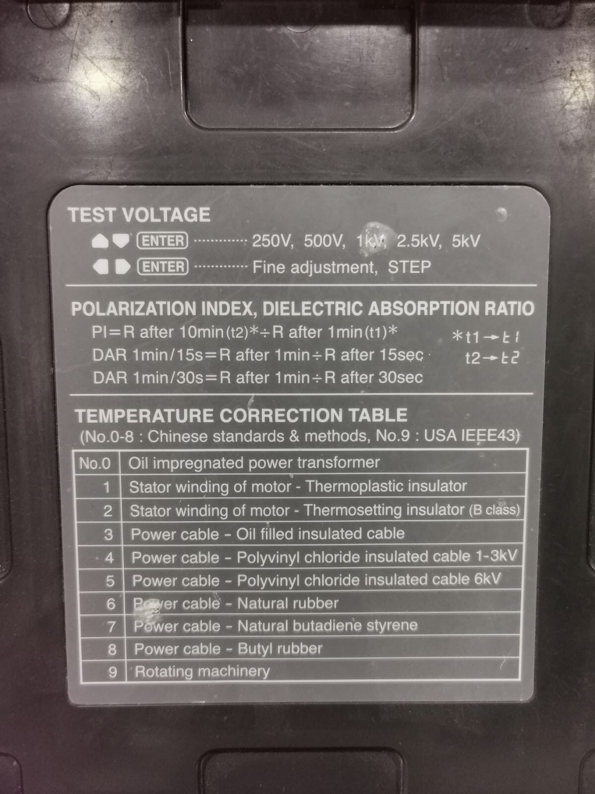 GE HIOKI-3455 HIOKI 3455 High Voltage Insulation HiTester 250V-5kv 8