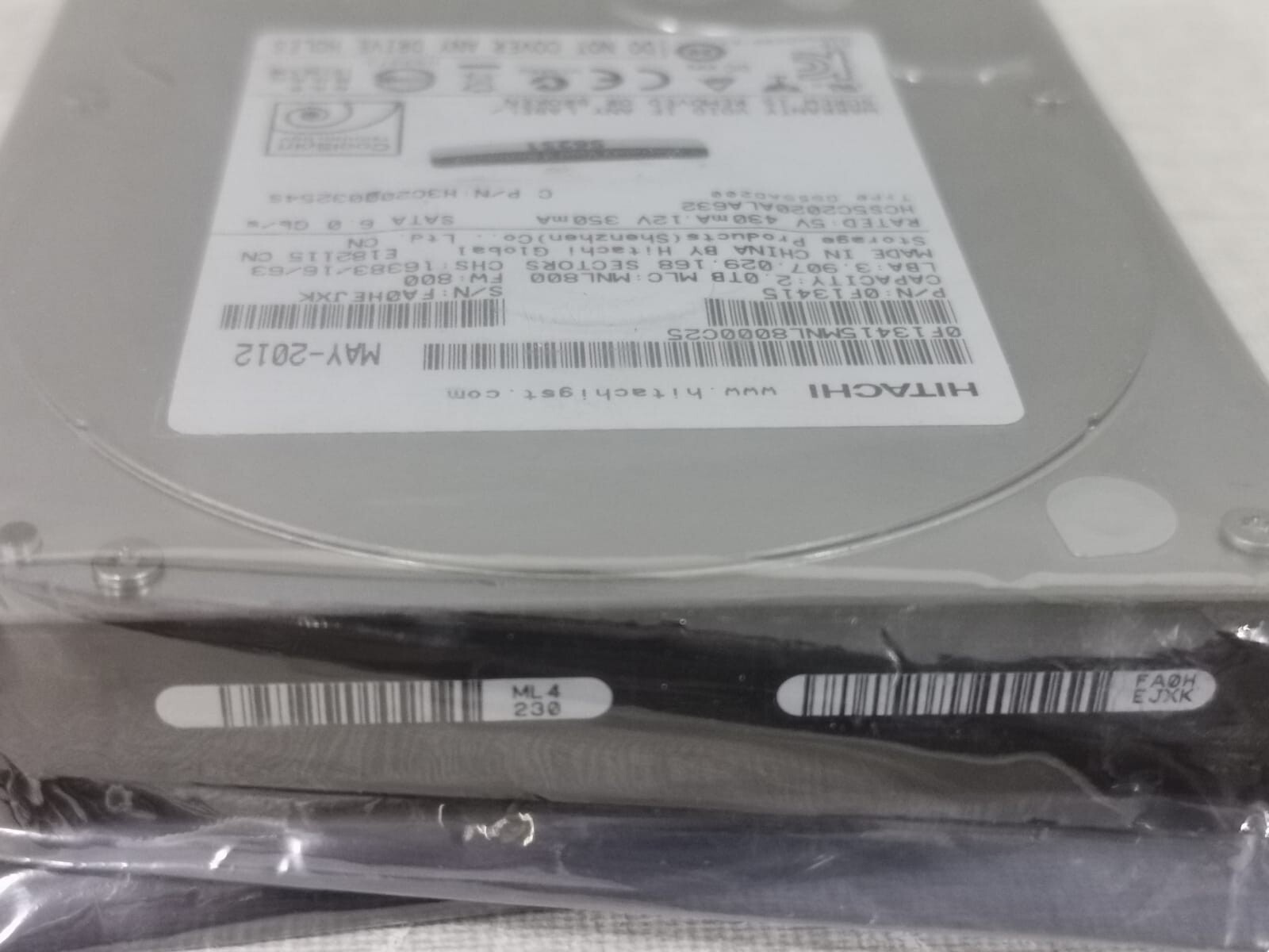 Hitachi MNL800 Hitachi HCS5C2020ALA632 P/N: 0F13415 MLC: MNL800, Capacity: 2TB - SEALED 4