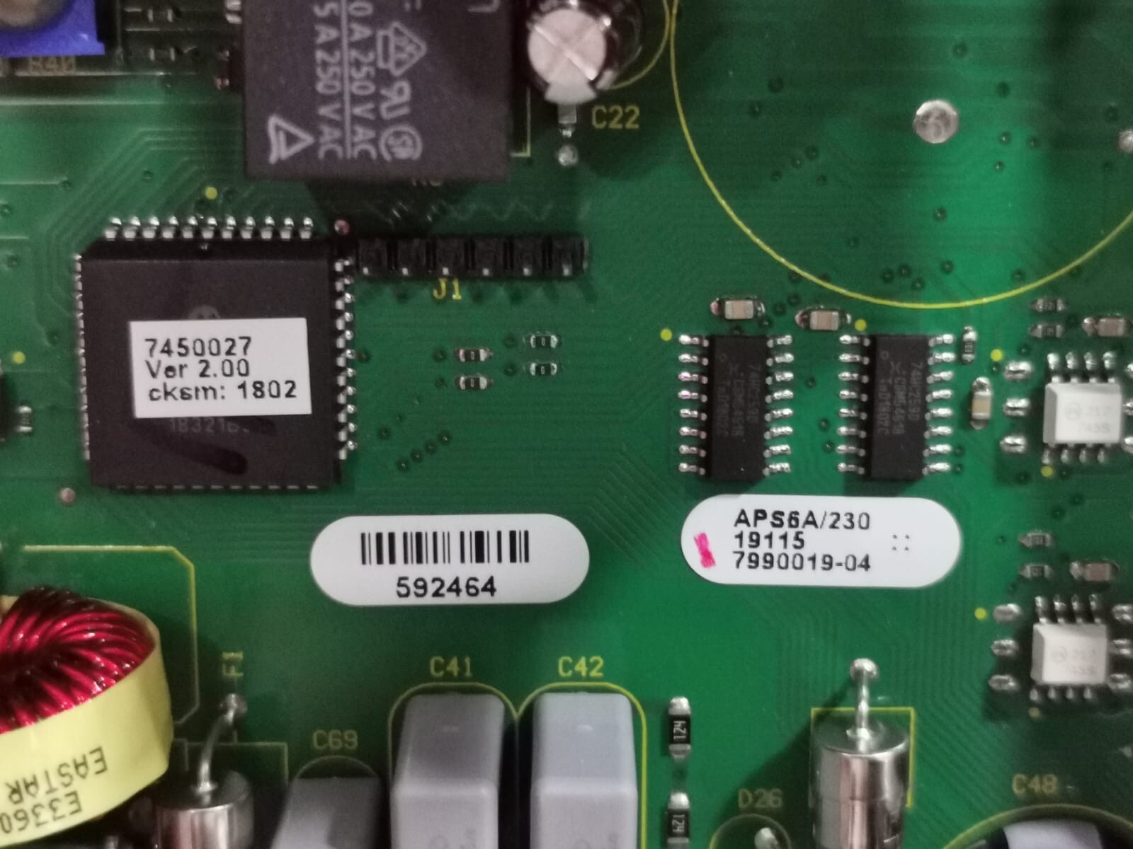 Edwards APS6A EDWARDS APS6A Fire Alarm Power Supply 8