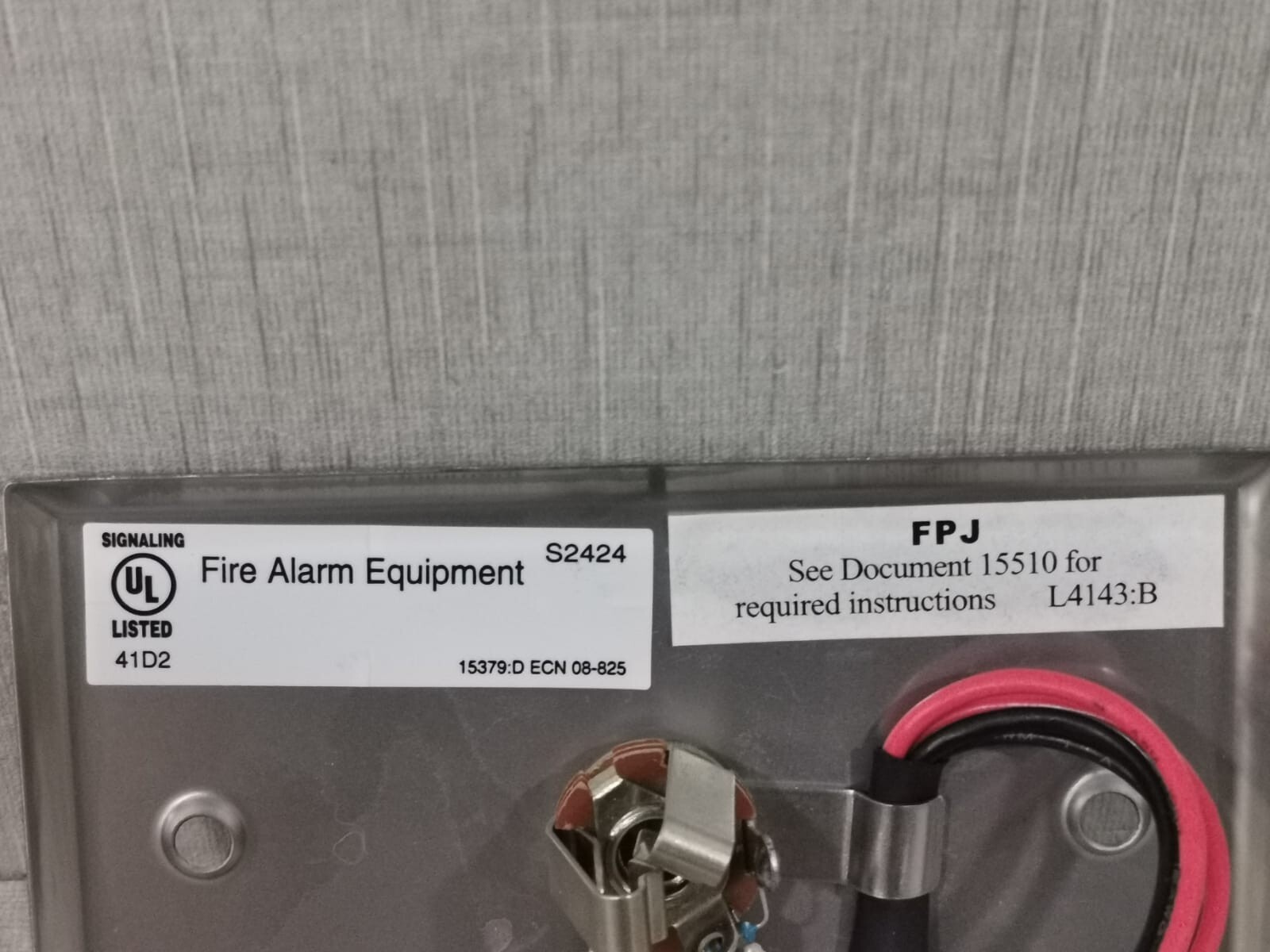 UNKNOWN FIRE FPJ SERIES FIRE FIGHTERS PHONE JACK 3