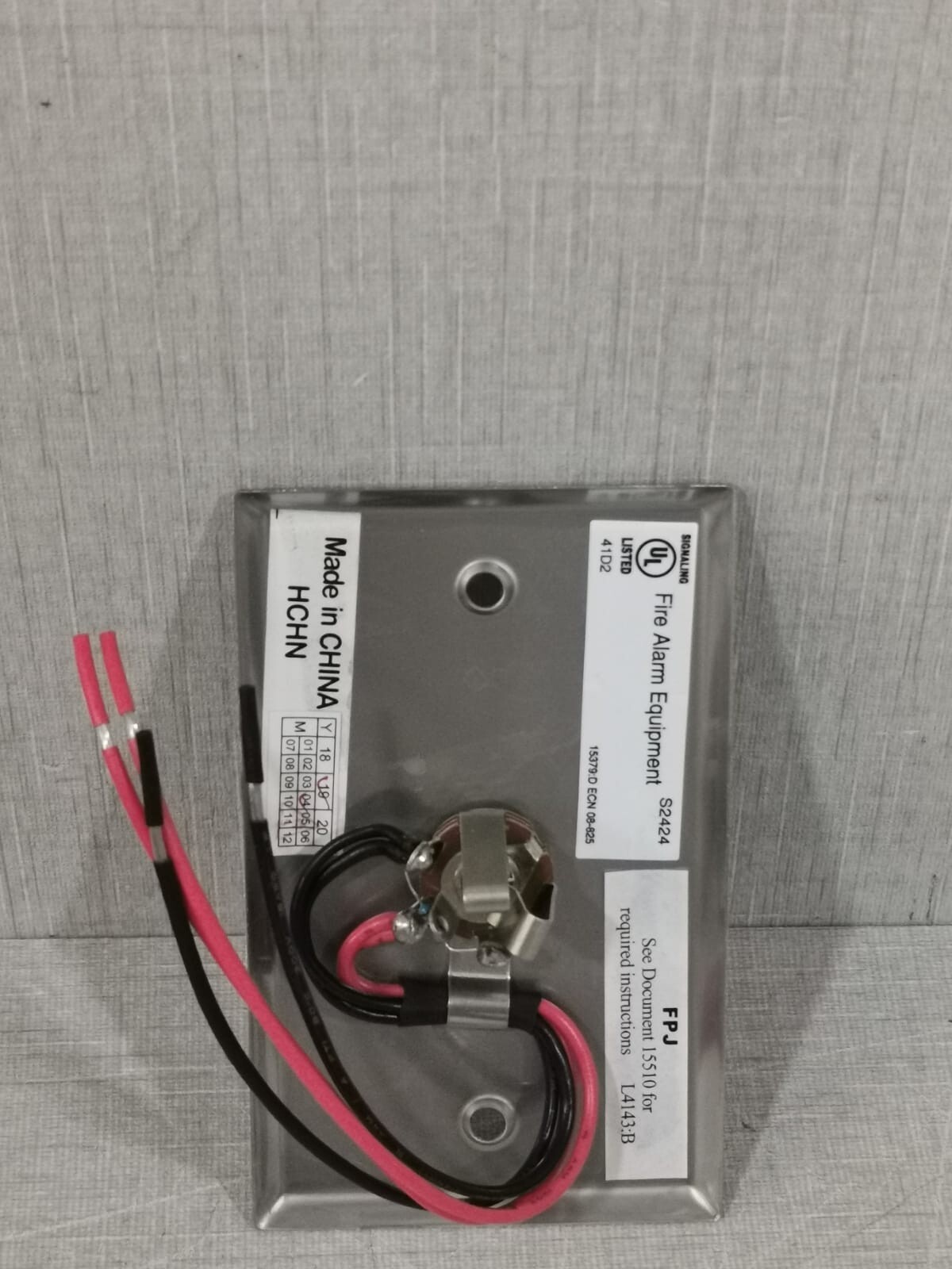 UNKNOWN FIRE FPJ SERIES FIRE FIGHTERS PHONE JACK 4