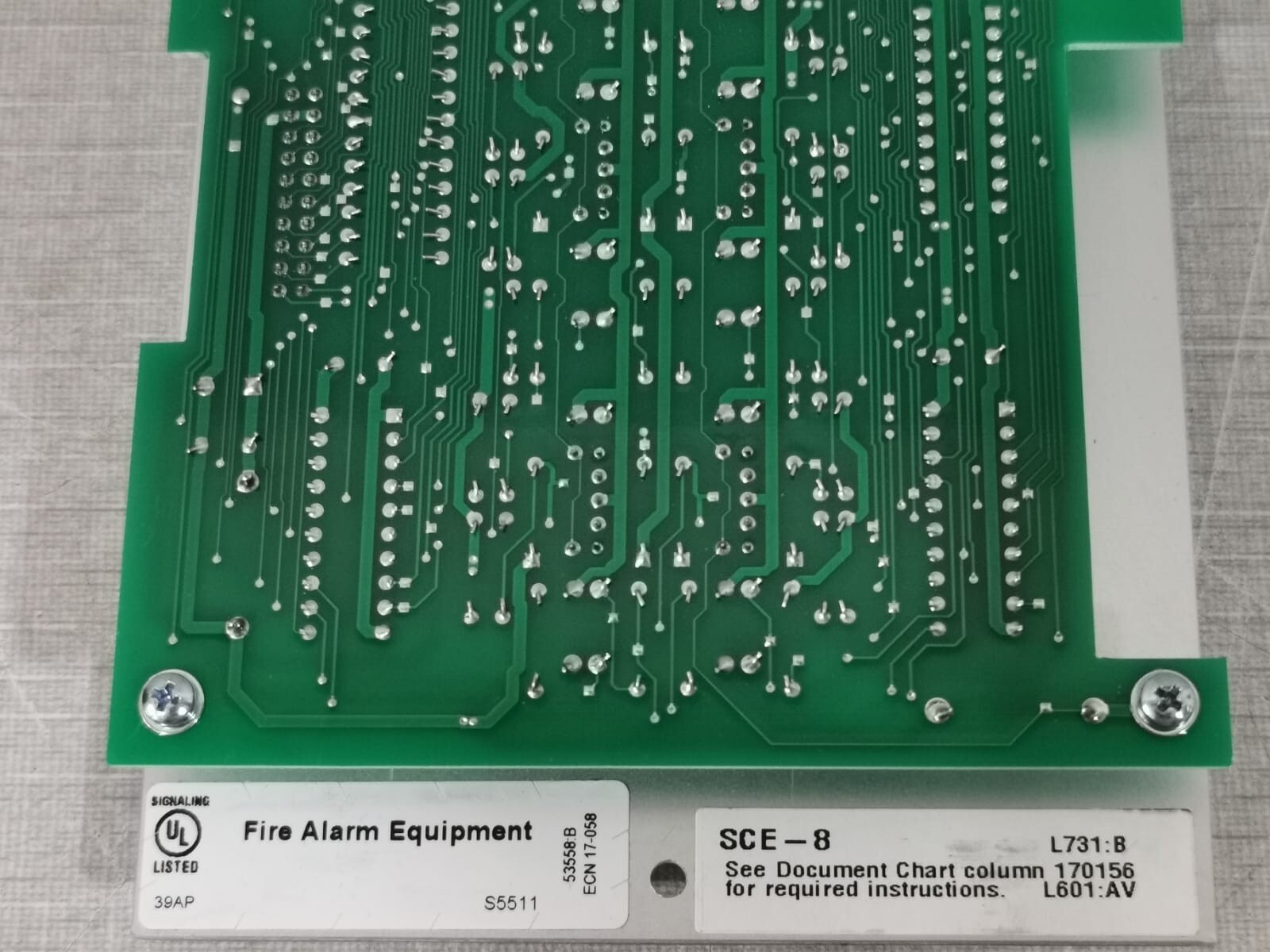 UNKNOWN L731 SCE-8 L731:B SMOKE CONTROL BOARD 5