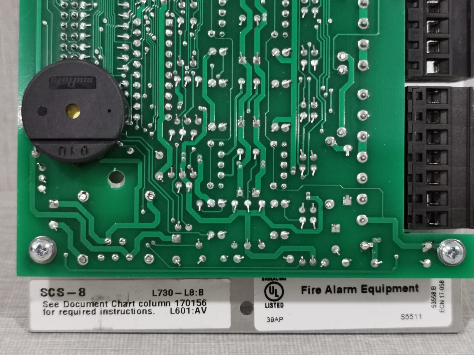 UNKNOWN L730-L8 SCS-8 L730-L8:B SMOKE CONTROL BOARD 4