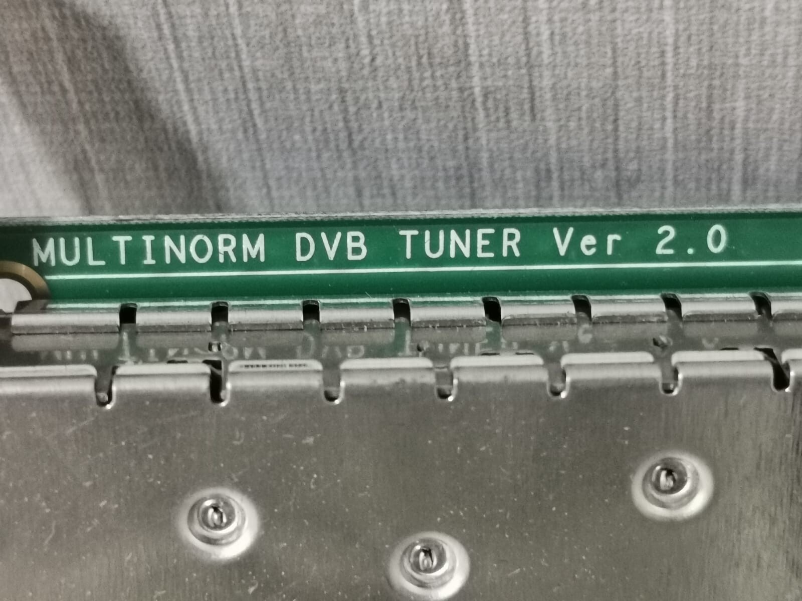 MULTINORM DVB TUNER MULTINORM DVB TUNER VER 2.0 4