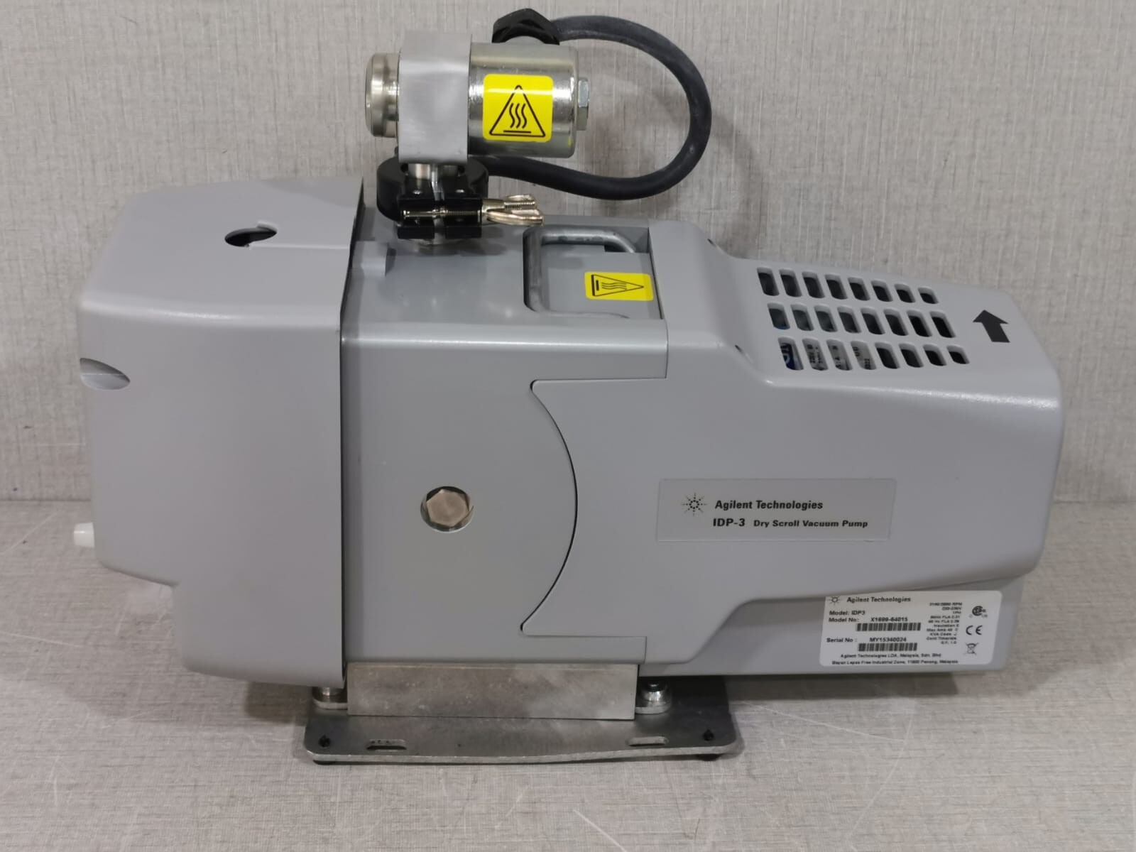Agilent Technologies IDP-3 Agilent Technologies IDP-3 Dry Scroll Vacuum Pump 4