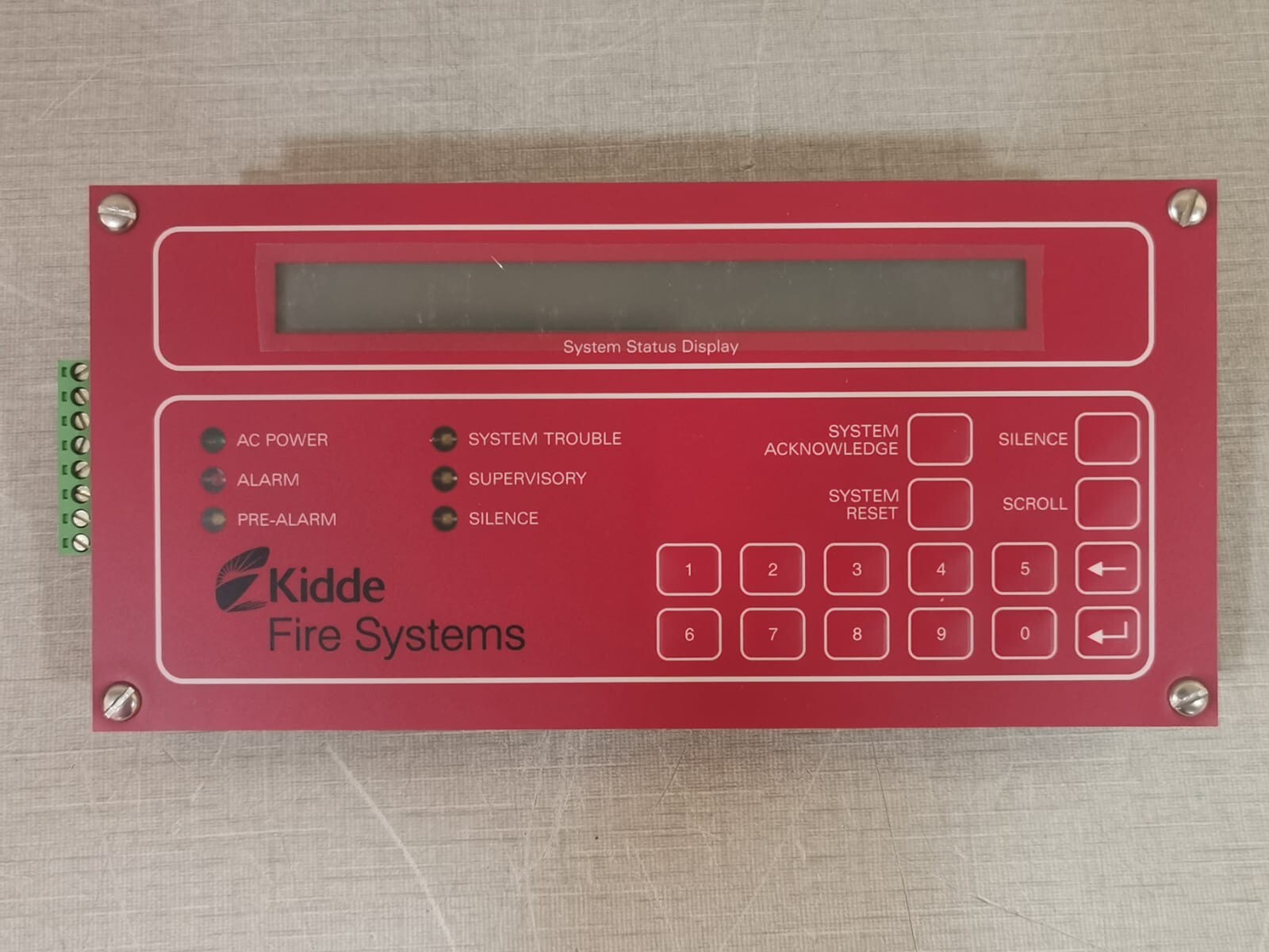 KIDDE-FENWAL 76-600000-005 Kidde-Fenwal 76-600000-005 Module Remote Display/Control Aries (RDCM) 7