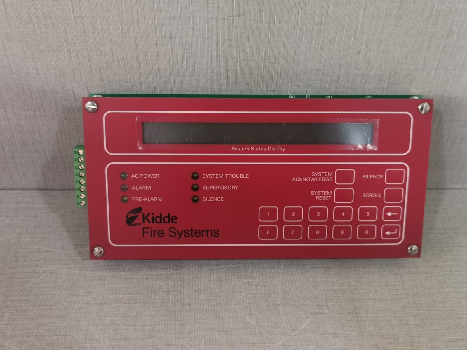 KIDDE-FENWAL 76-600000-005 Kidde-Fenwal 76-600000-005 Module Remote Display/Control Aries (RDCM) 8